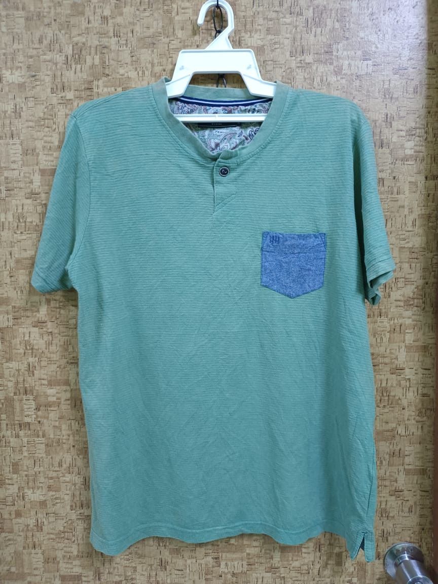 Kansai Yamamoto KANSAI YAMAMOTO Homme Single Pocket Vtg Button Up Tee Size US XL / EU 56 / 4 - 1 Thumbnail