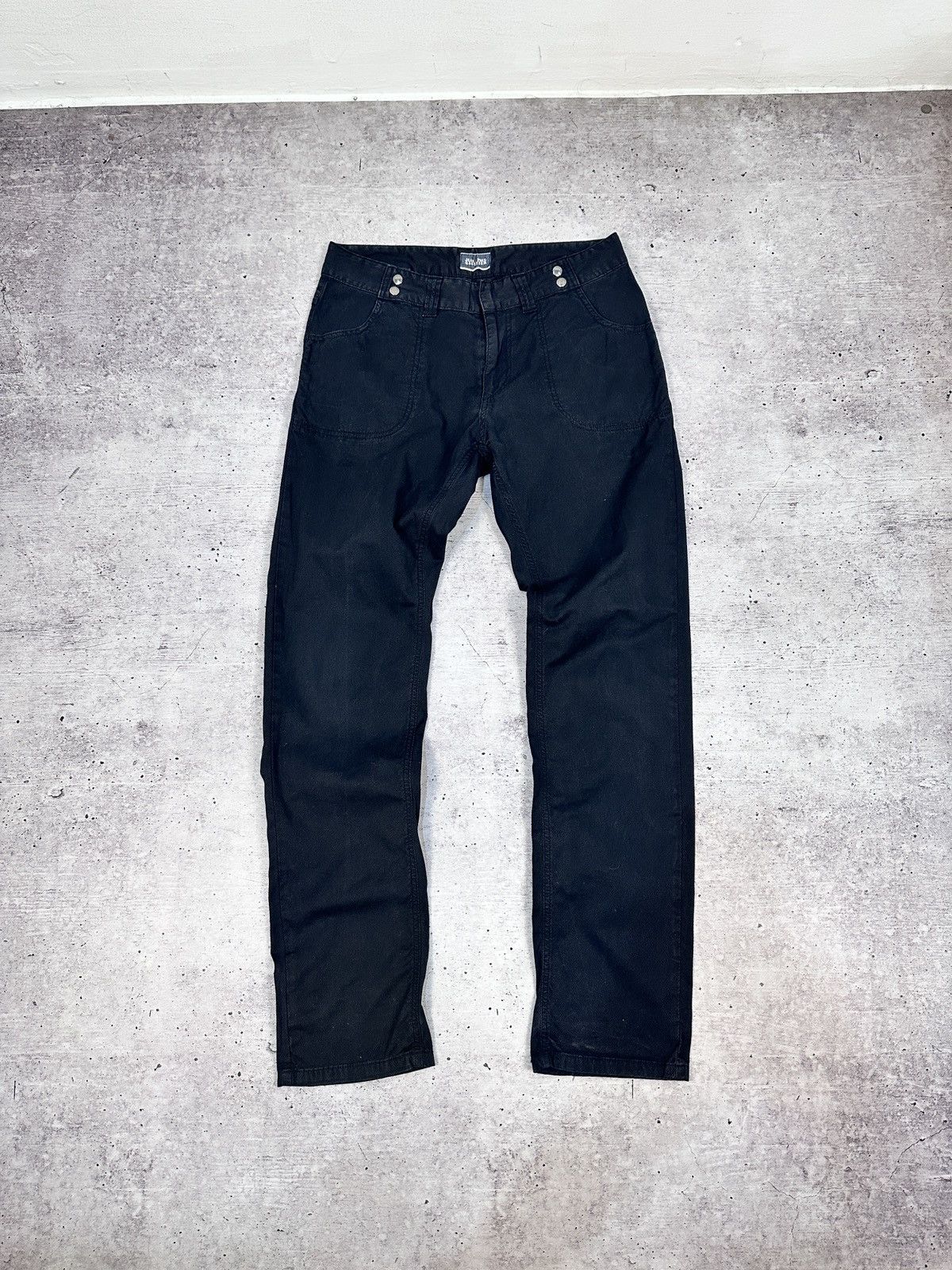 Jean Paul Gaultier Vintage Jean Paul Gaultier Black Trousers Pants JPG Archive Size US 33 - 2 Thumbnail