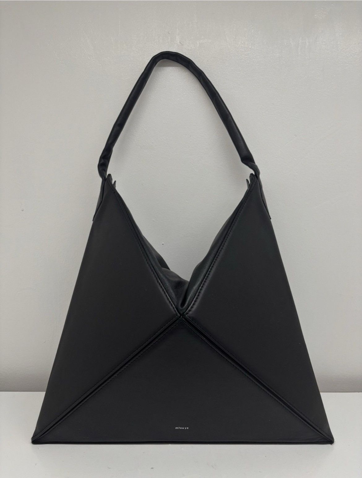 Other Mlouye Black Genuine Leather Hobo Flex Origami Bag Size ONE SIZE - 1 Thumbnail