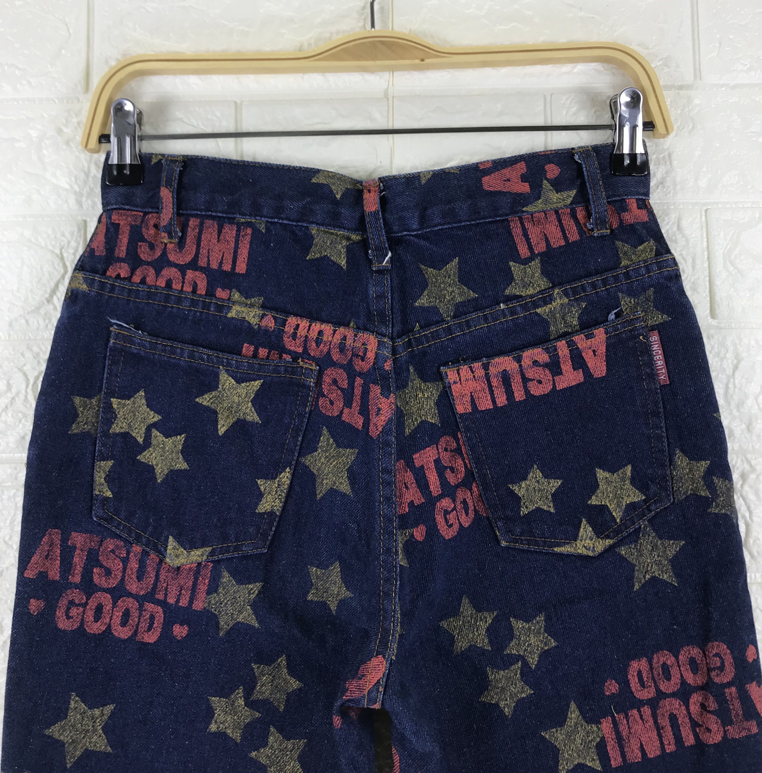 Hysteric Glamour Hysteric Glamour x Atsumi Good Over Printed Jeans Size 26" / US 2 / IT 38 - 6 Thumbnail