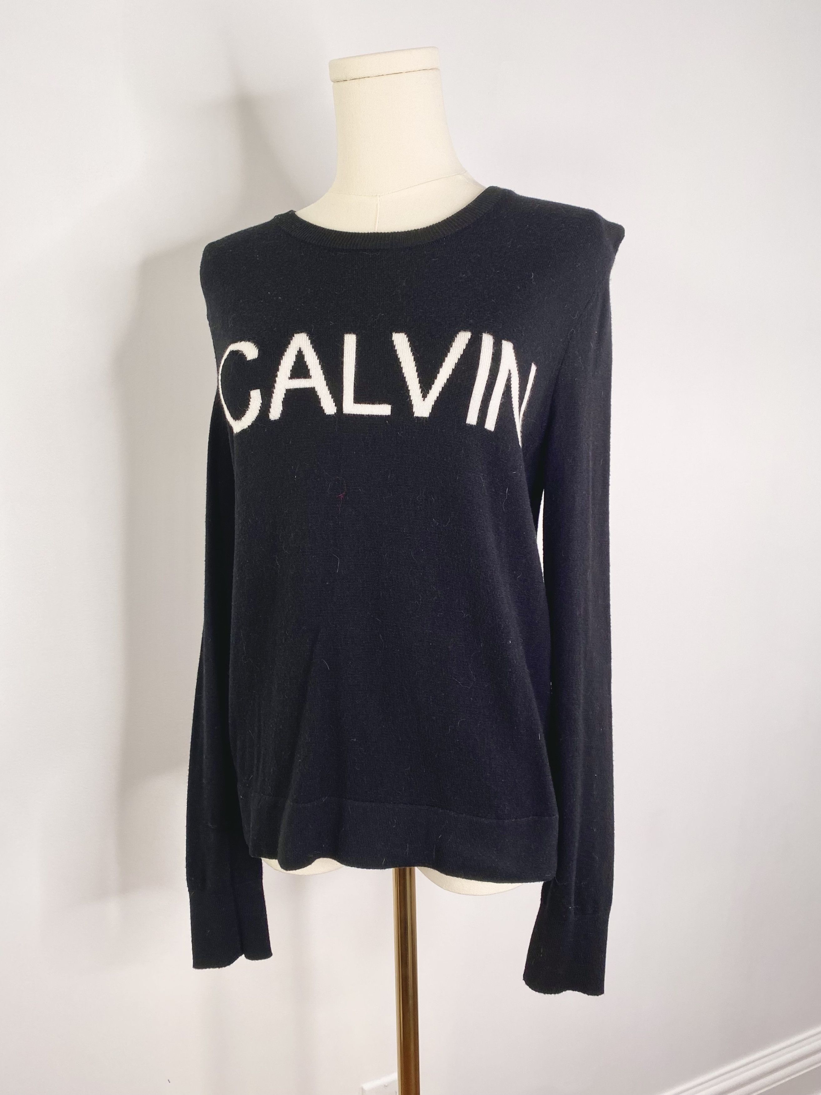 Calvin Klein Calvin Klein Jeans - Black Knit Sweater Size S / US 4 / IT 40 - 1 Thumbnail
