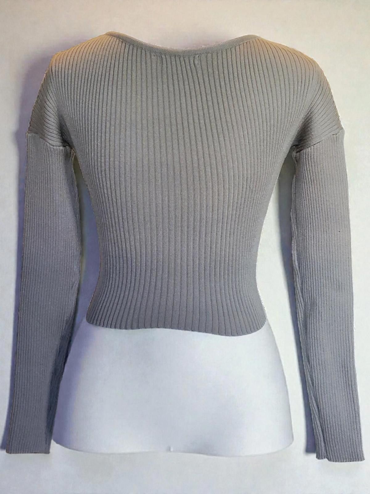 Shein SHEIN Ribbed Knit Crop Top Medium Size Size M / US 6-8 / IT 42-44 - 5 Thumbnail
