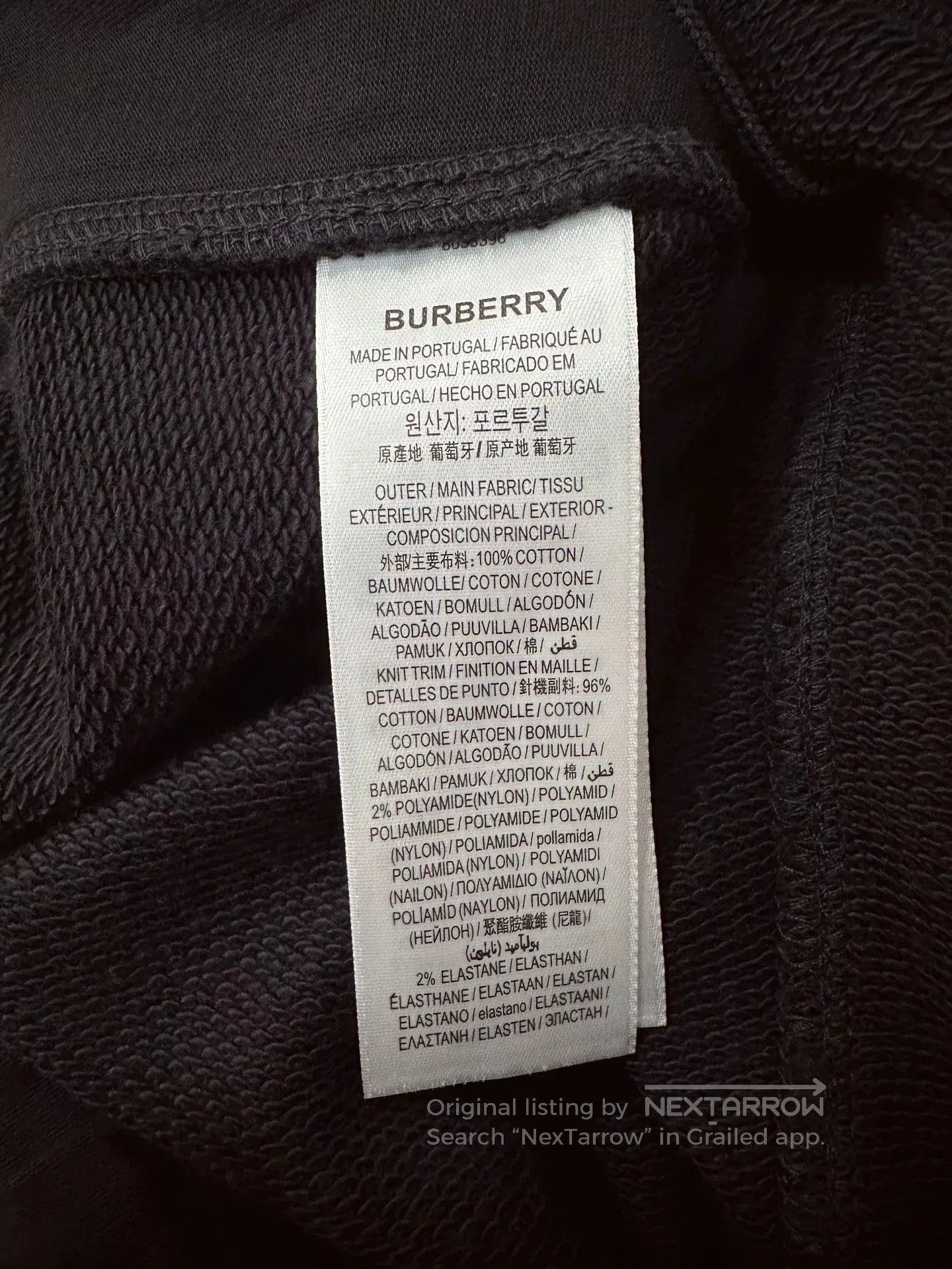 Burberry Burberry Black Cotton Casual Pants. Size 24" / US 00 / IT 34 - 7 Thumbnail