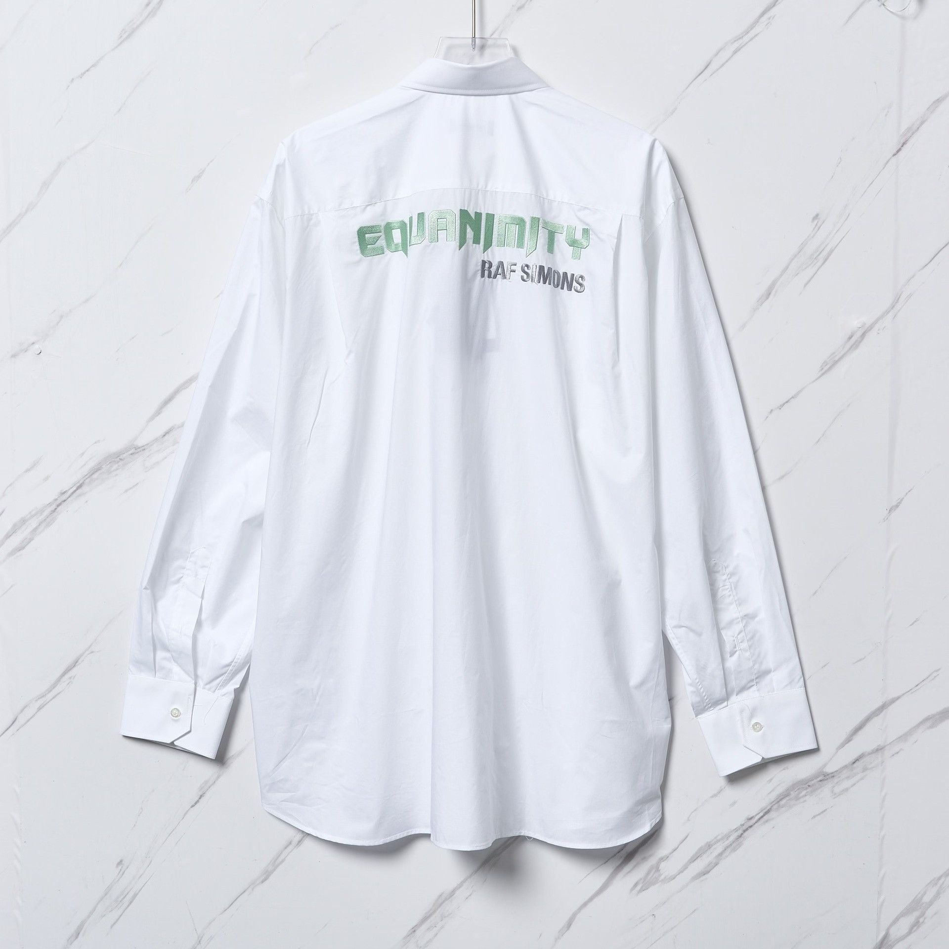Raf Simons Raf Simons Men's Logo Embroidered Shirt Size US S / EU 44-46 / 1 - 4 Thumbnail