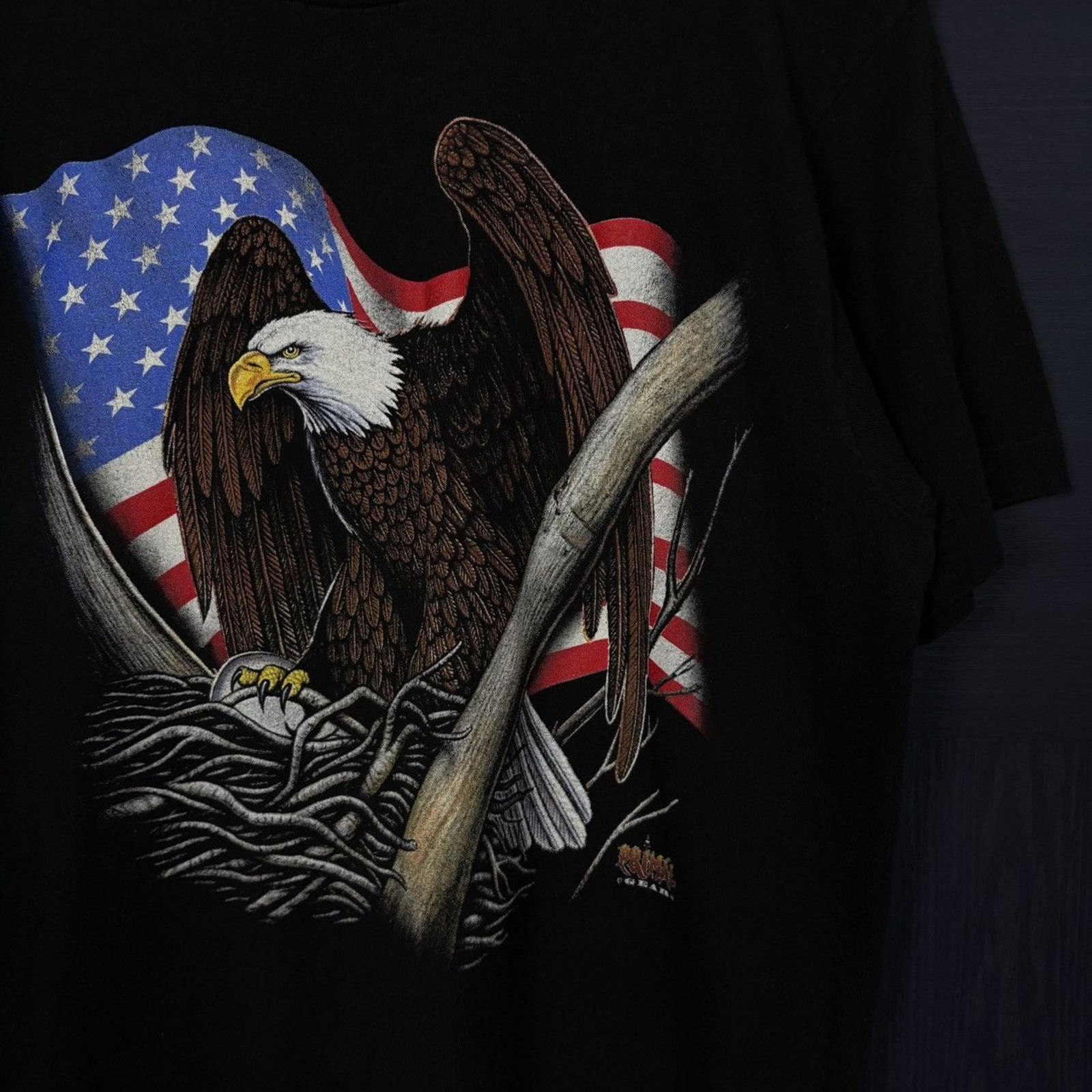 Harley Davidson × Vintage 🇺🇸1997 RAT’S HOLE Chopper Show T Size US M / EU 48-50 / 2 - 6 Thumbnail