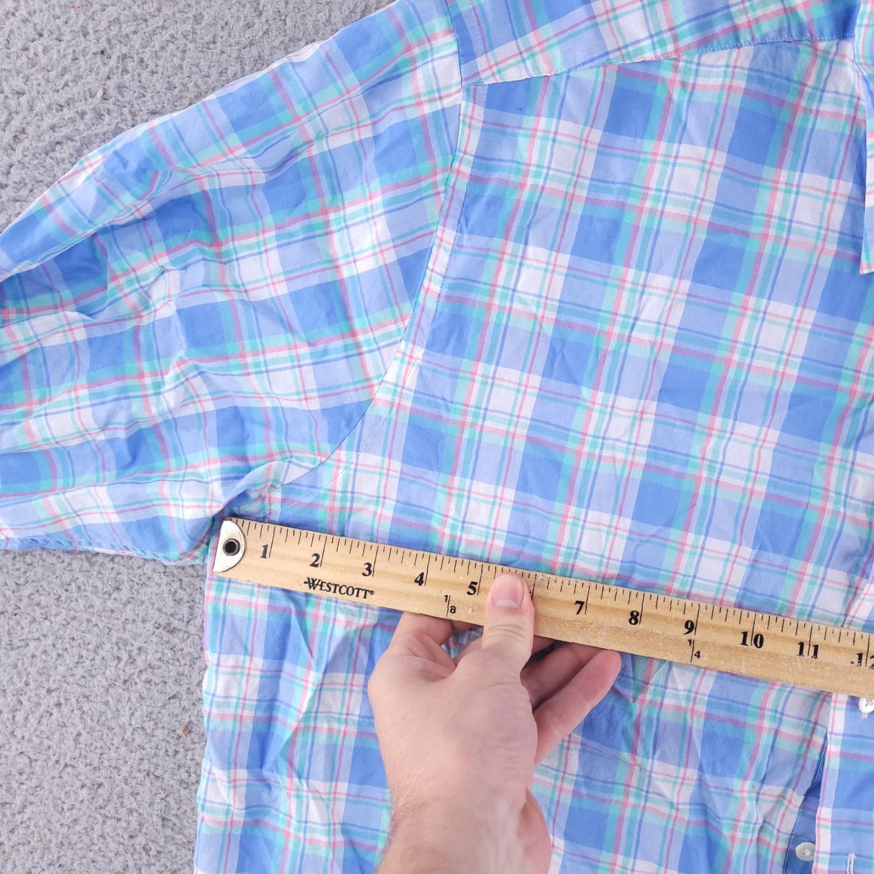 Vineyard Vines Vineyard Vines Shirt Mens 2XL Slim Fit Long Sleeve Plaid Check Whale Shirt Button-Up Size US XXL / EU 58 / 5 - 4 Thumbnail