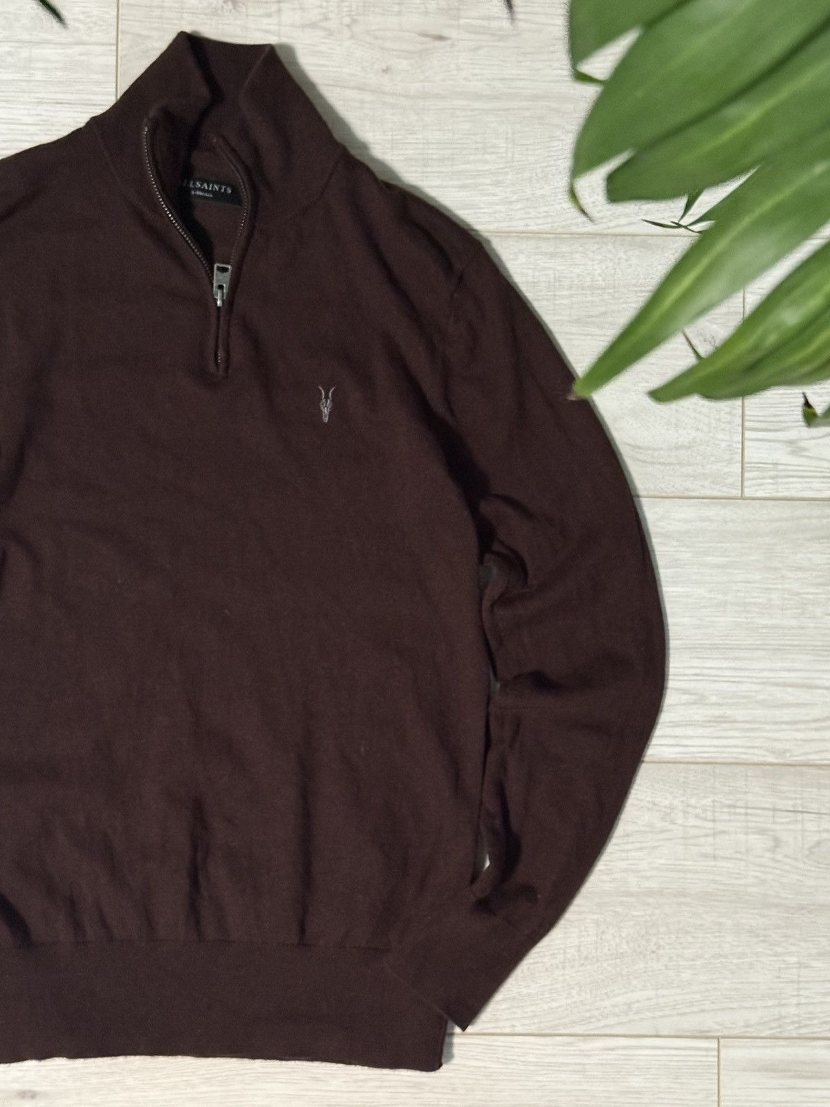 Allsaints Allsaints 1/4 Zip Up sweater shirt Size US S / EU 44-46 / 1 - 1 Thumbnail
