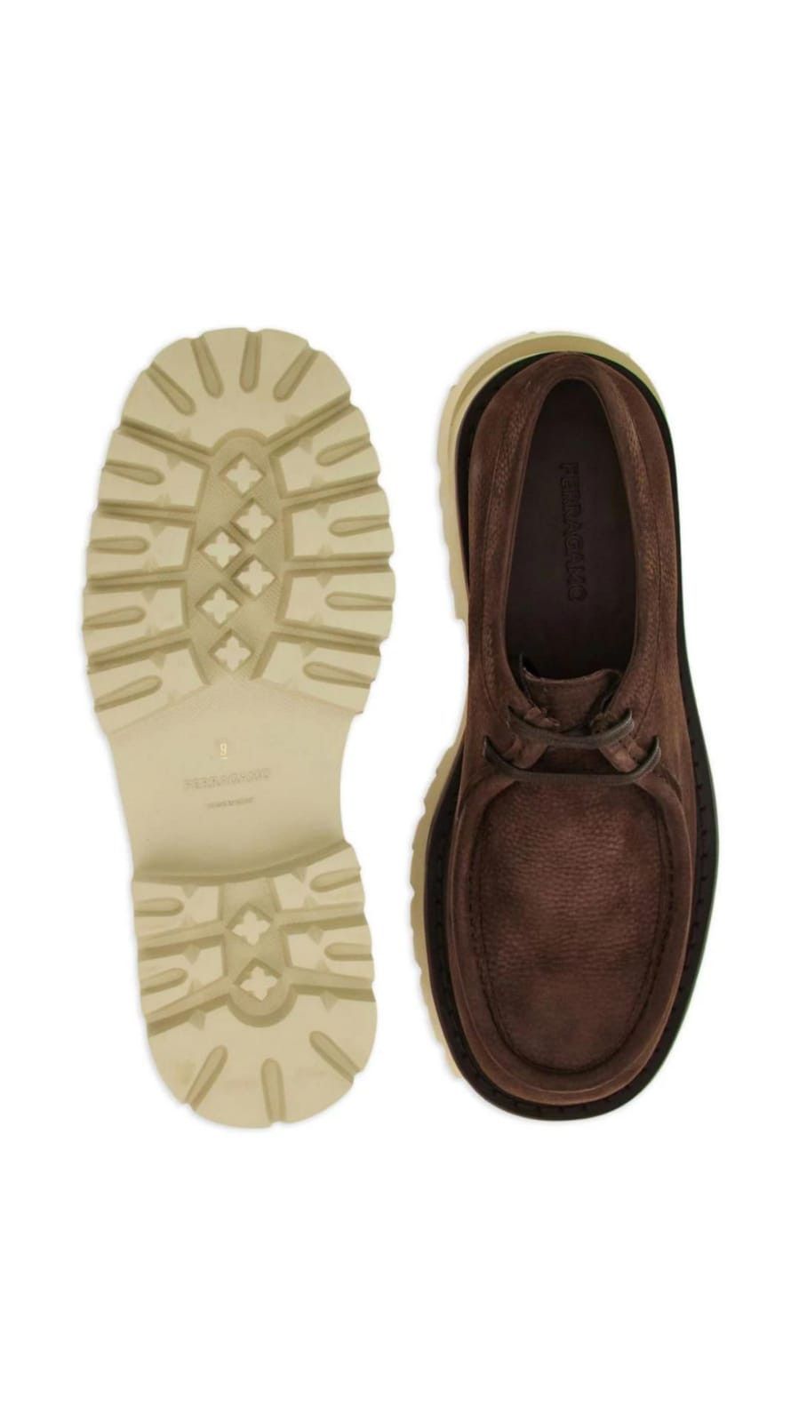 Salvatore Ferragamo o1s1rm0924 Leather Derby Shoes in Dark Brown Size US 12.5 / EU 45-46 - 5 Thumbnail