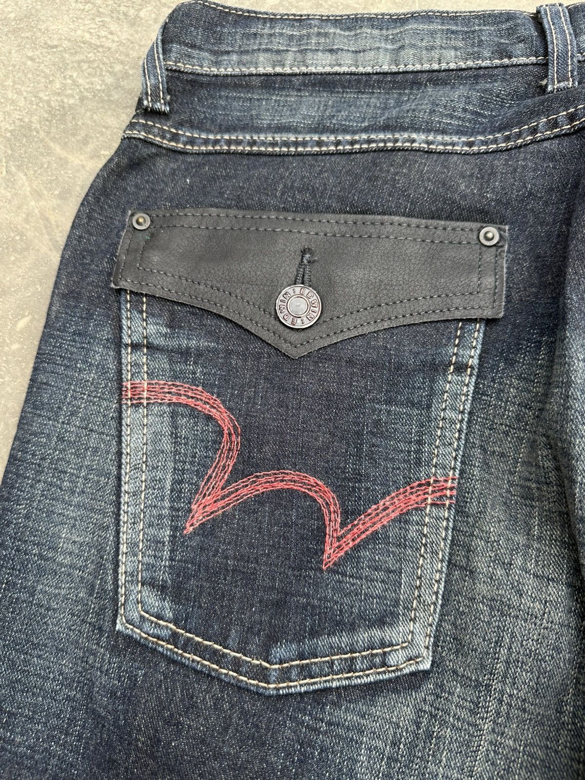Edwin Edwin Edge of Blue Jeans Faded Pant Size US 33 - 5 Thumbnail