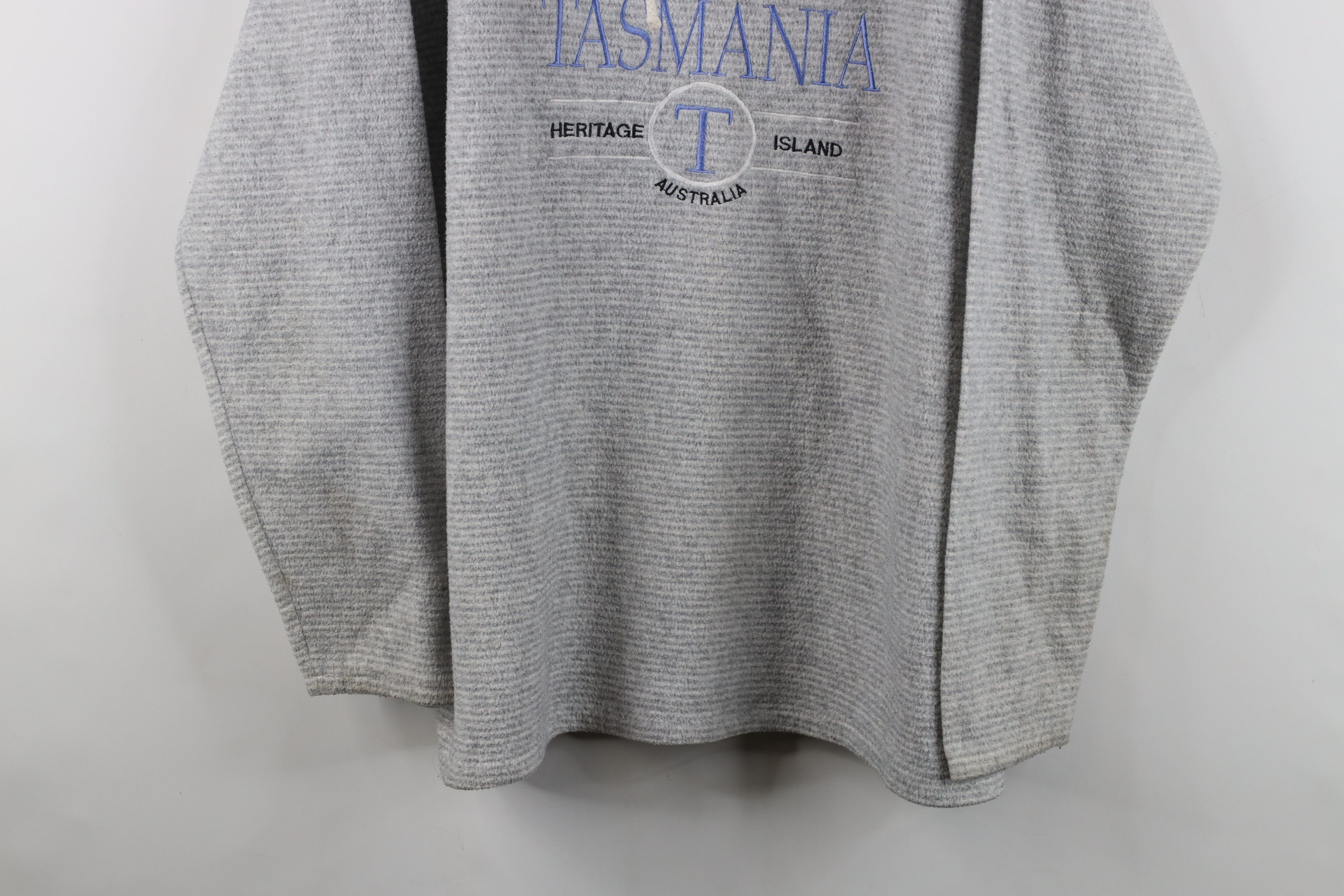 Vintage Vintage 90s Streetwear Australia Fleece Pullover Sweater Size L / US 10 / IT 46 - 3 Thumbnail