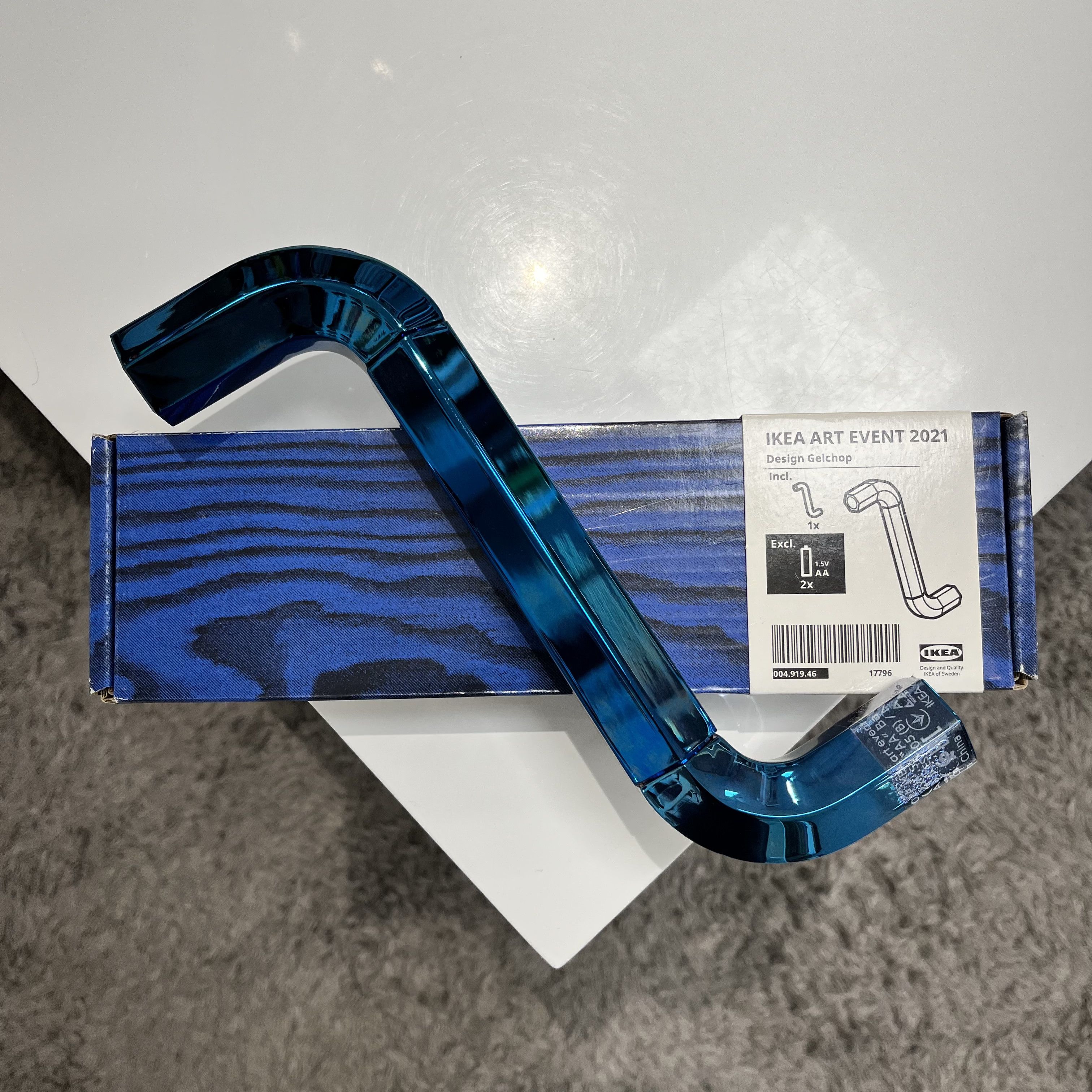 Ikea IKEA Art Event 2021 Gelchop Allen Key LED Torch Blue Size ONE SIZE - 1 Thumbnail