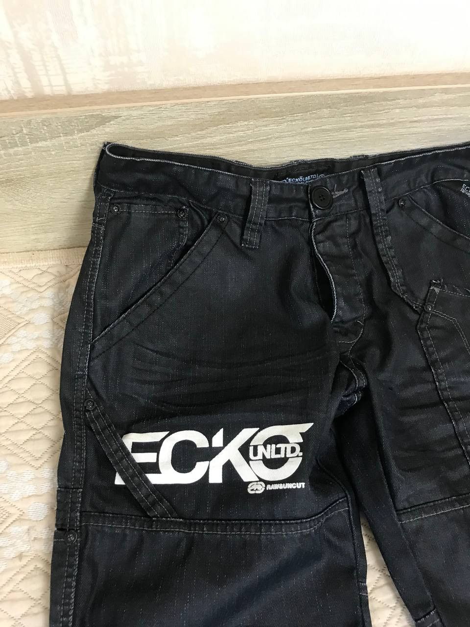 Ecko Unltd. 🔥 Ecko Vintage Logo Y2K Pants Trousers Jeans Pockets Size US 32 / EU 48 - 10 Thumbnail