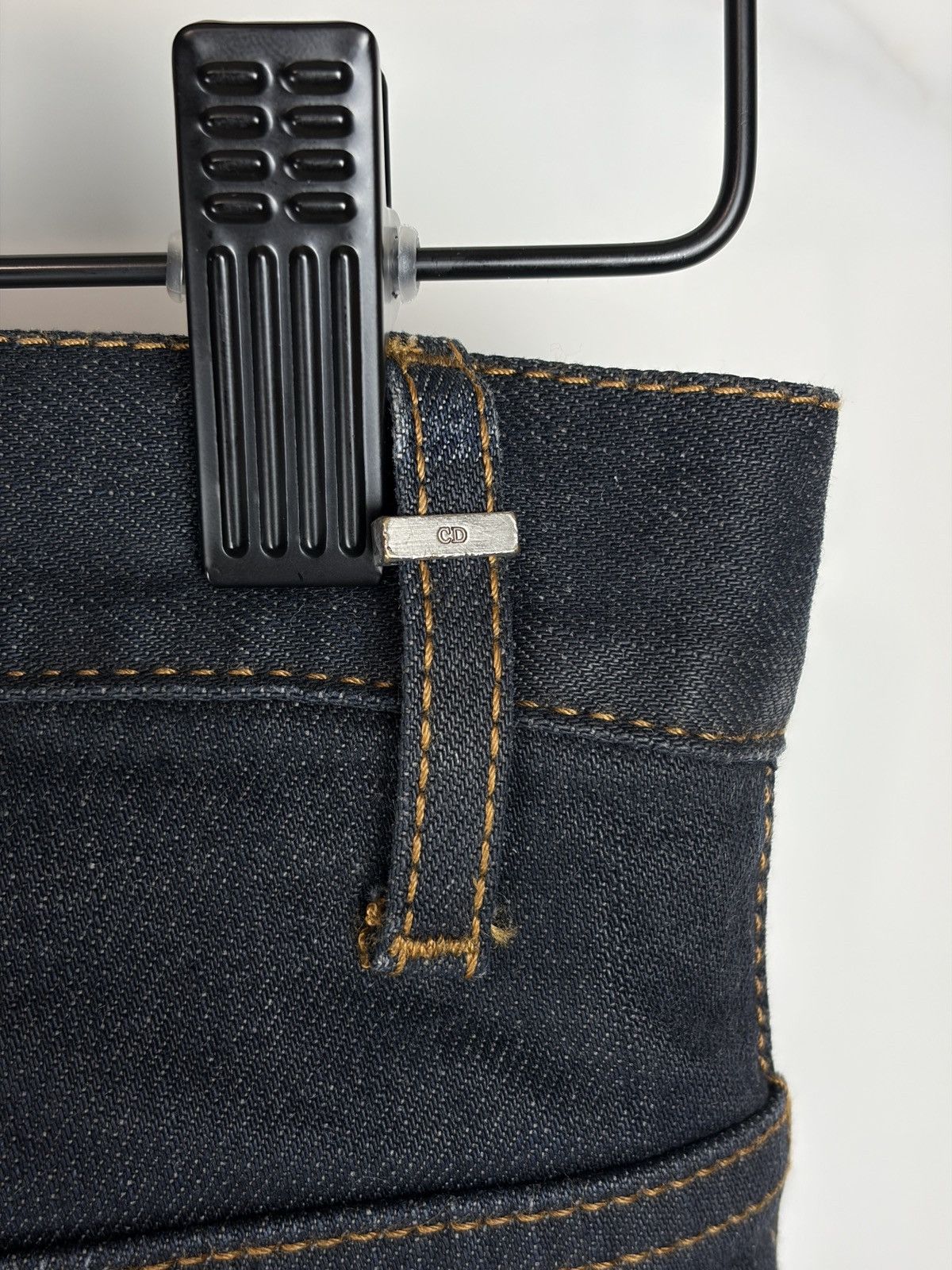 Dior AW09 Dior Homme Black Waxed Coated Whiskered Denim Jeans Size US 26 / EU 42 - 4 Thumbnail