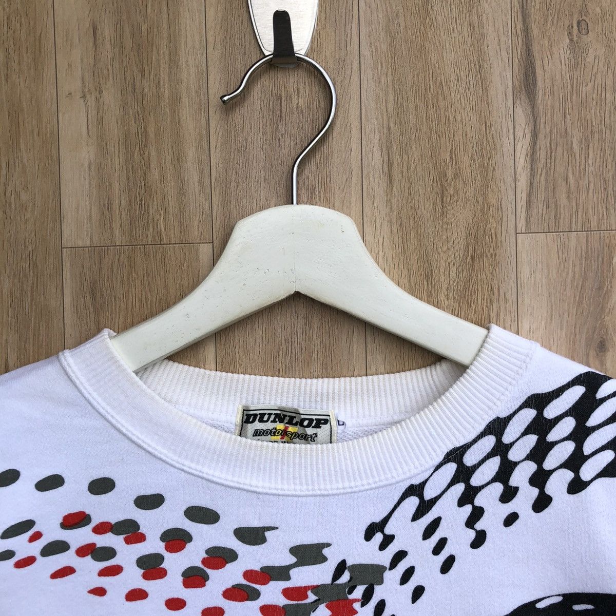 Dunlop × Vintage Vintage Dunlop Motorsport Pullover Sweatshirt Size US L / EU 52-54 / 3 - 4 Thumbnail