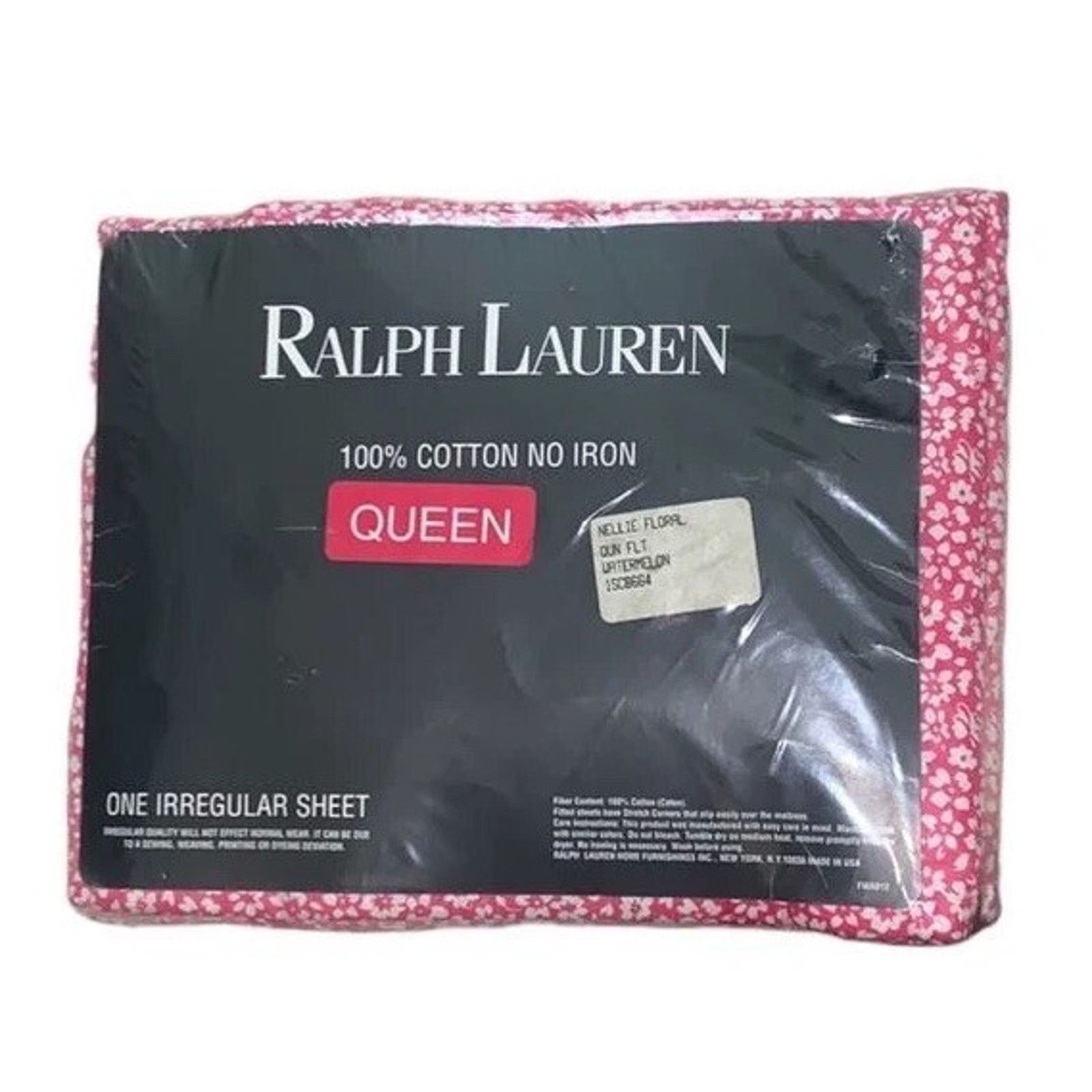 NEW Ralph Lauren Nellie Floral Watermelon Queen Irregular