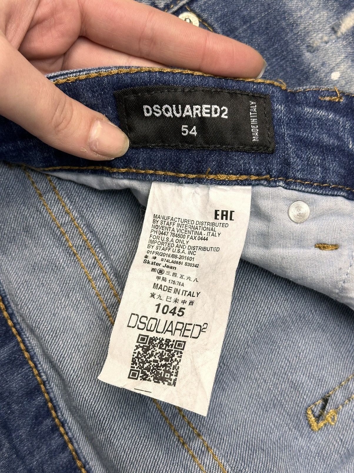 Dsquared2 Dsquared2 distressed denim pants baggy ripped y2k style Size US 38 / EU 54 - 8 Thumbnail