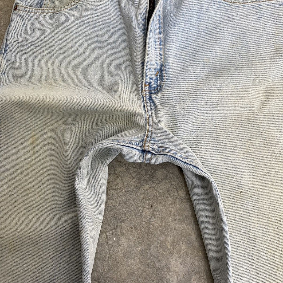 Levi's Vintage 1996 Levis 505 Orange Tab Light Blue Dirty Jeans Size US 34 / EU 50 - 8 Thumbnail