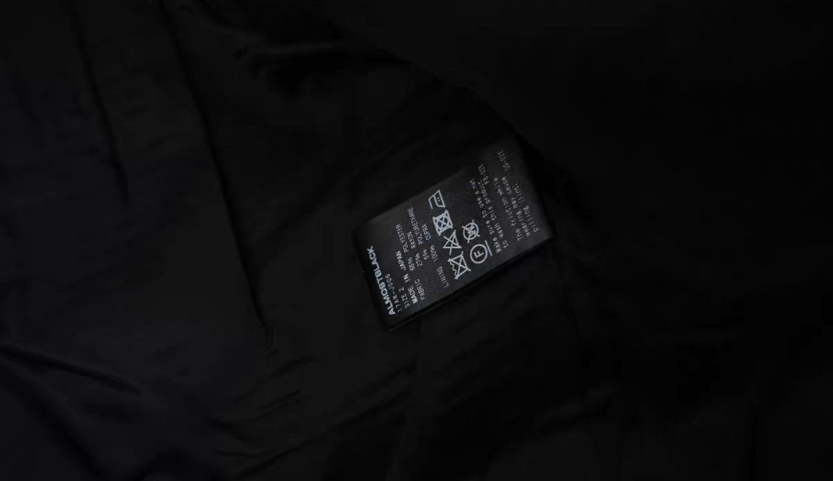 Almost Famous Almostblack Bomber Oversized Armor Sleeve Jacket Size US M / EU 48-50 / 2 - 9 Thumbnail