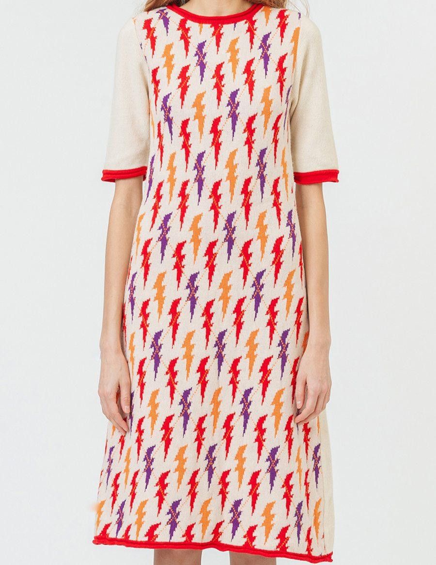 Walter Van Beirendonck W&LT by Walter Van Beirendonck Knit Dress – Late 90s Size XS / US 0-2 / IT 36-38 - 1 Thumbnail