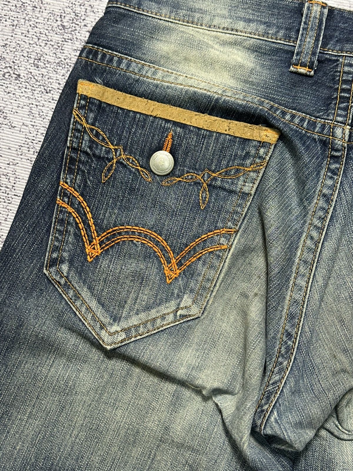 Edwin Edwin 503 Blue Trip Washed Bobcut Denim Size US 32 / EU 48 - 17 Thumbnail