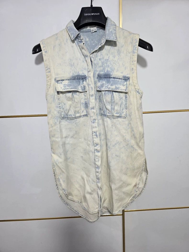 Helmut Lang HELMUT LANG sizeP Water-washed denim dress Size M / US 6-8 / IT 42-44 - 1 Thumbnail