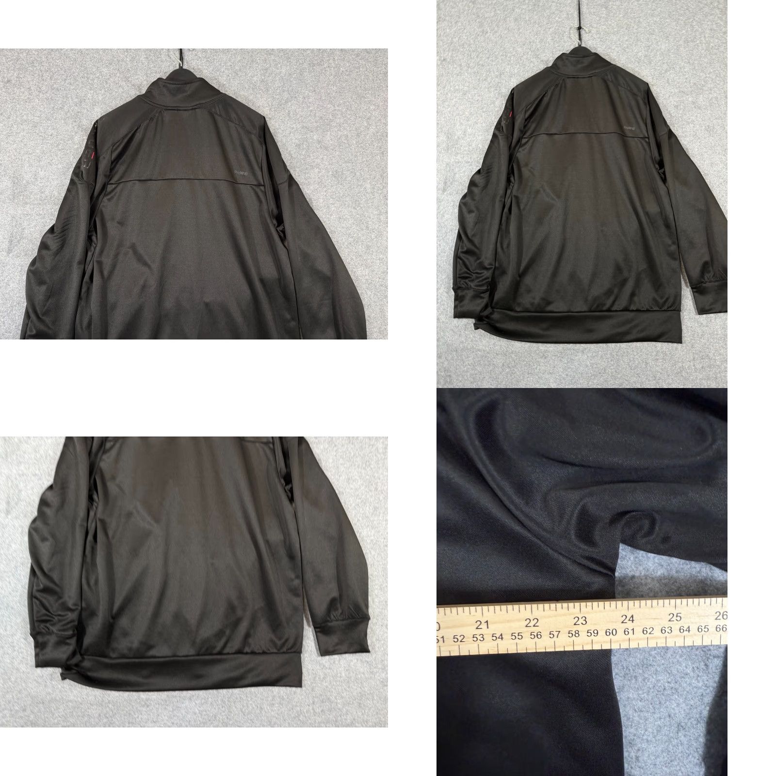 Spyder Spyder Track Jacket Mens L Black Full Zip Mock Neck Performance Activewear Outdoor Size US L / EU 52-54 / 3 - 8 Thumbnail