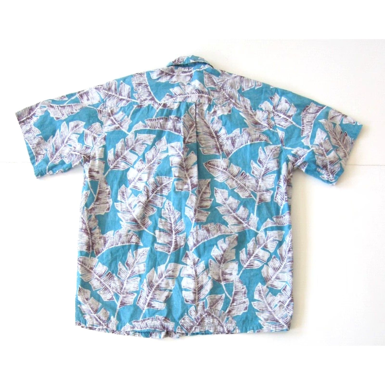 Vintage VINTAGE Cooke Street Hawaii Cotton Blue Purple White Floral Button Down Shirt L Mens Size US L / EU 52-54 / 3 - 2 Thumbnail