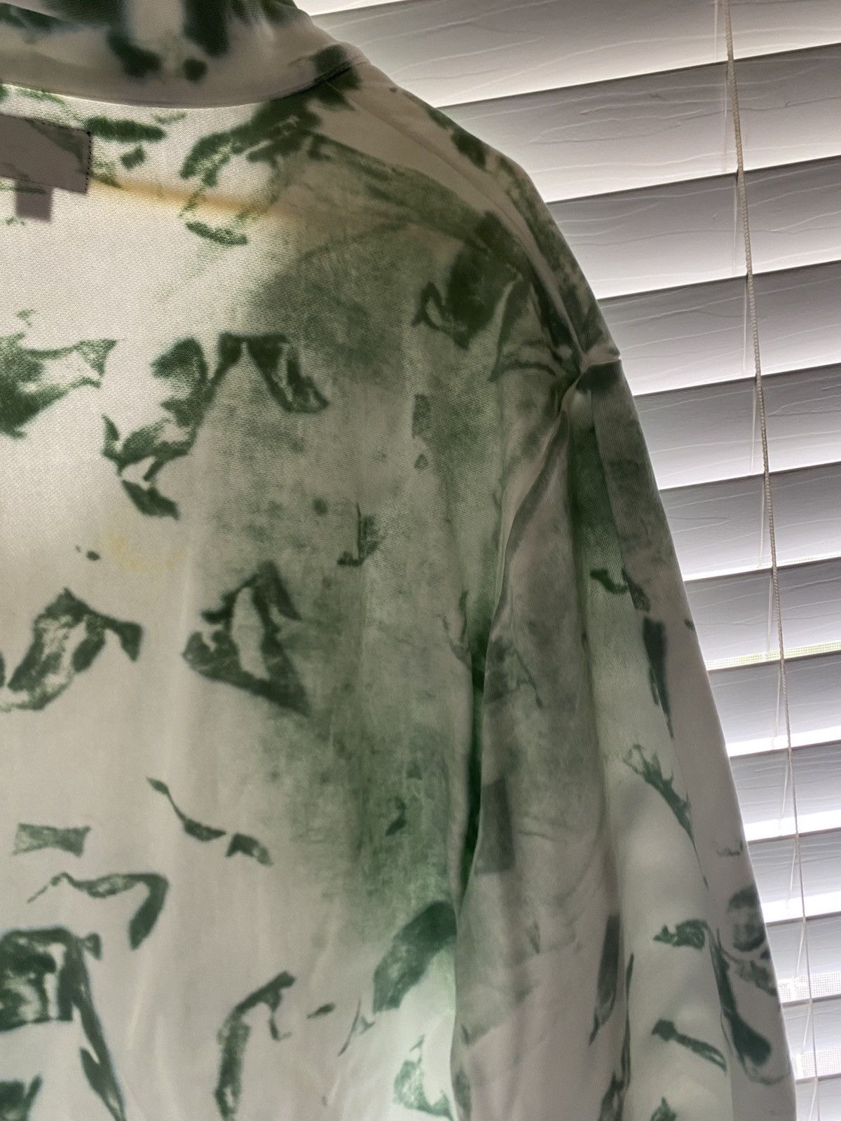 Noah Noah Tie Dye Green Quarter Zip Pullover Size US XL / EU 56 / 4 - 6 Thumbnail