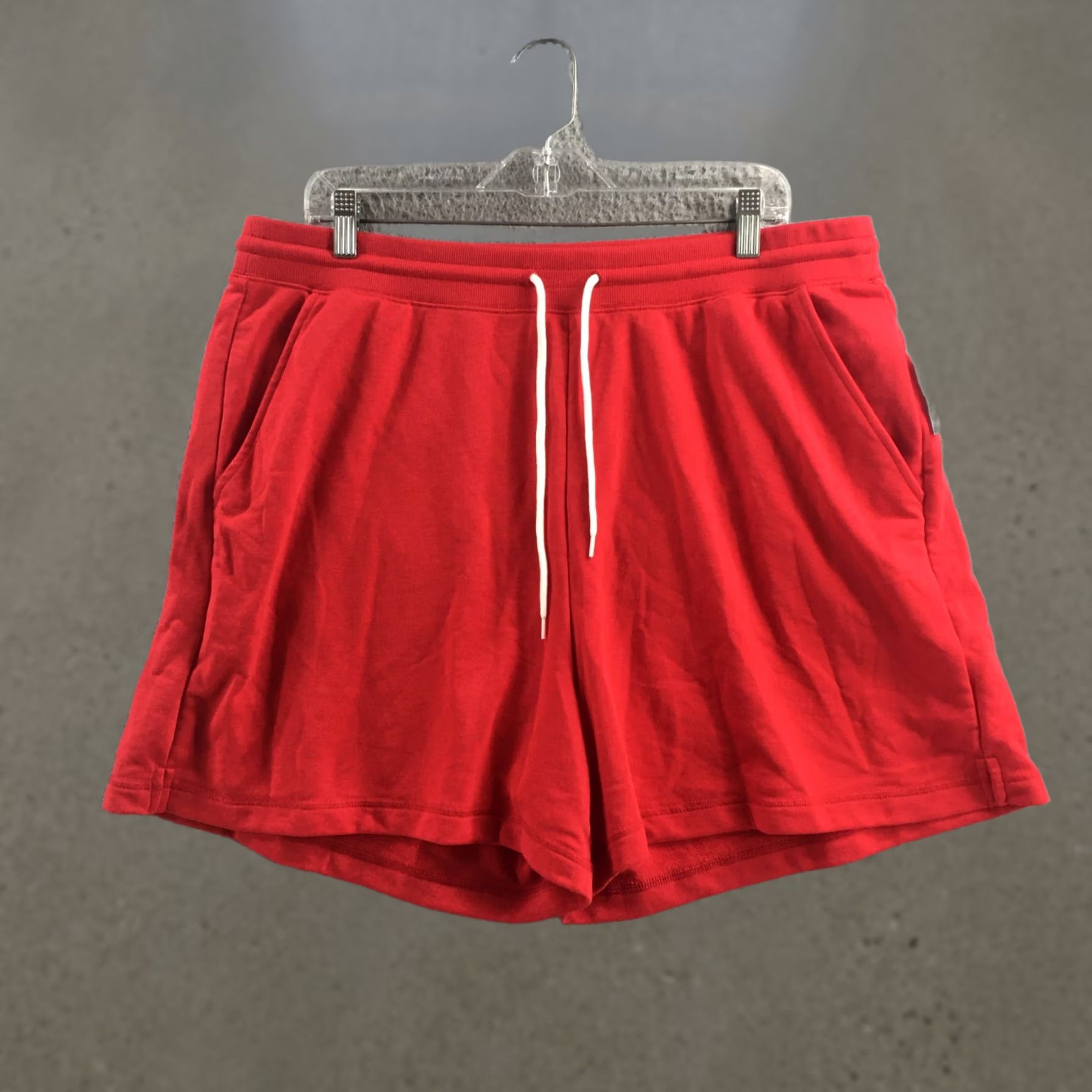 Old Navy Old Navy Sweatshorts Womens XL Red High Rise Drawstring Pull On NEW Size ONE SIZE - 1 Thumbnail