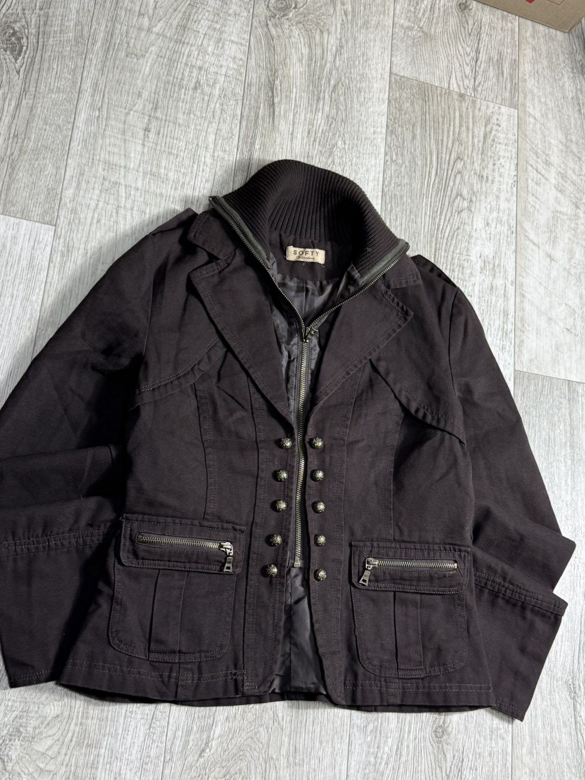Hysteric Glamour Napoleon jacket Y2K streetwear Japanese brand cropped Size S / US 4 / IT 40 - 2 Thumbnail