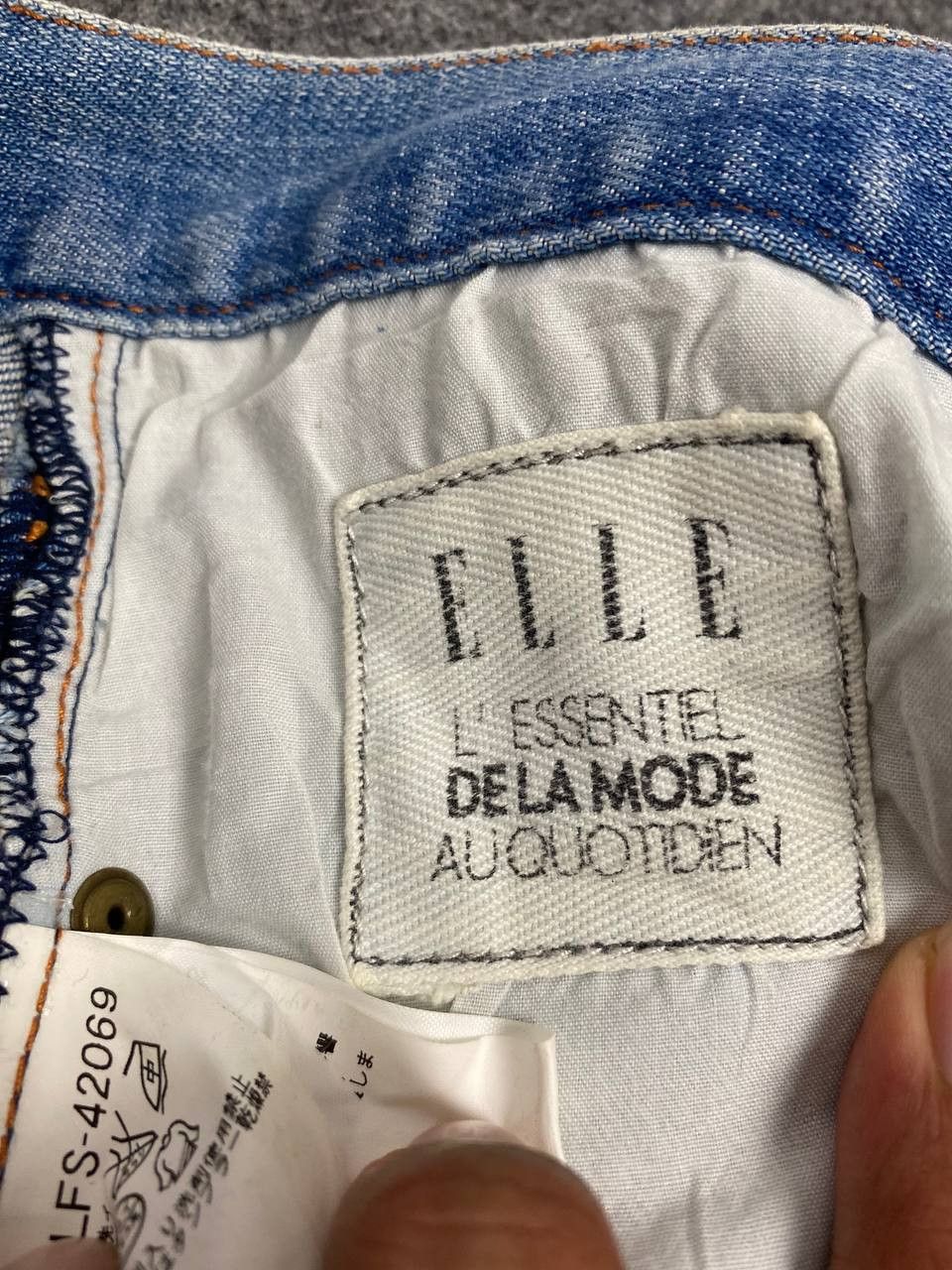 Japanese Brand elle paris skinny distressed denim nice design Size 32" / US 10 / IT 46 - 13 Thumbnail