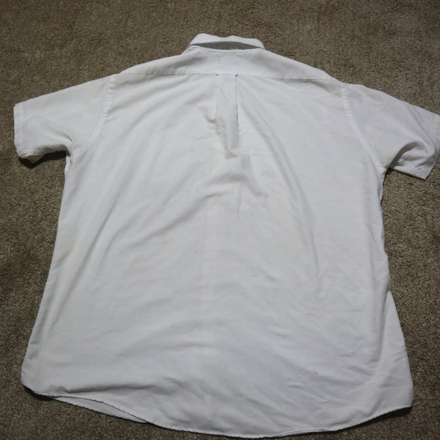 Vintage Jonathan Castle Solid White Button-Down Shirt Long Sleeve Adult Men's Size 19 Size US XXL / EU 58 / 5 - 7 Thumbnail