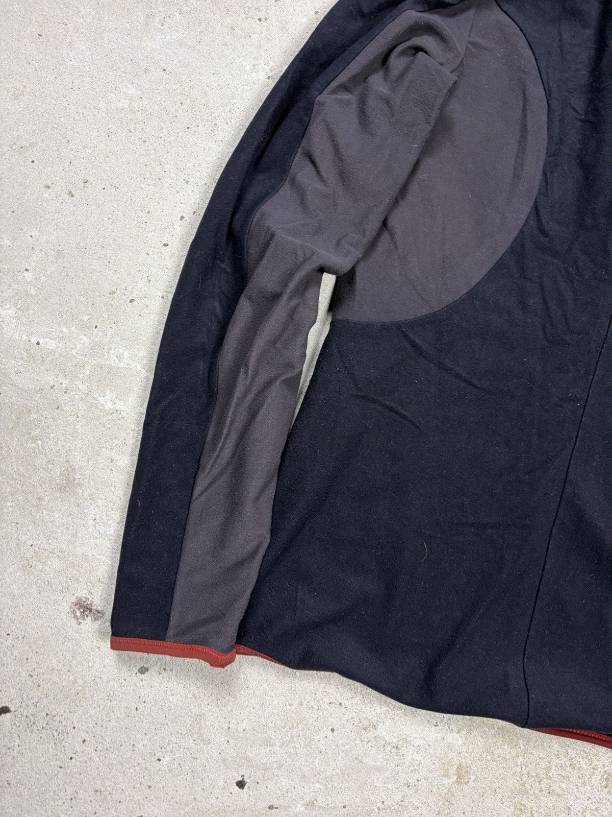 Prada Vintage 2000s Prada Linea Rossa Red Tab Half Zip Fleece Size S / US 4 / IT 40 - 16 Thumbnail