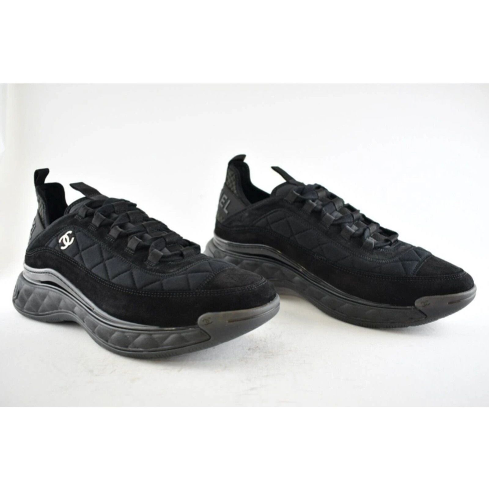 Chanel Chanel 21K Mens Lace Up Tie Low Top Trainer Sneaker 44 11 Size US 11 / EU 44 - 3 Thumbnail