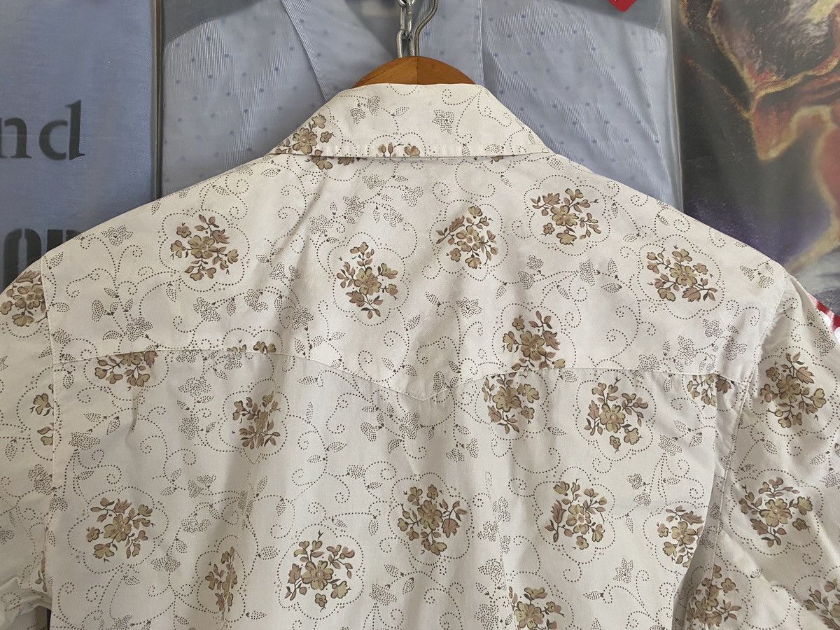 Japanese Brand Smith American Western Floral Overprint L/S Shirt Slim Fit Size US S / EU 44-46 / 1 - 7 Thumbnail