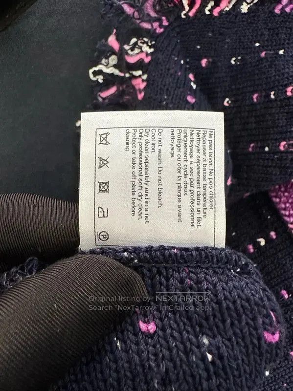 Chanel Chanel Black Cotton Women's T-shirt Size L . Size L / US 10 / IT 46 - 7 Thumbnail