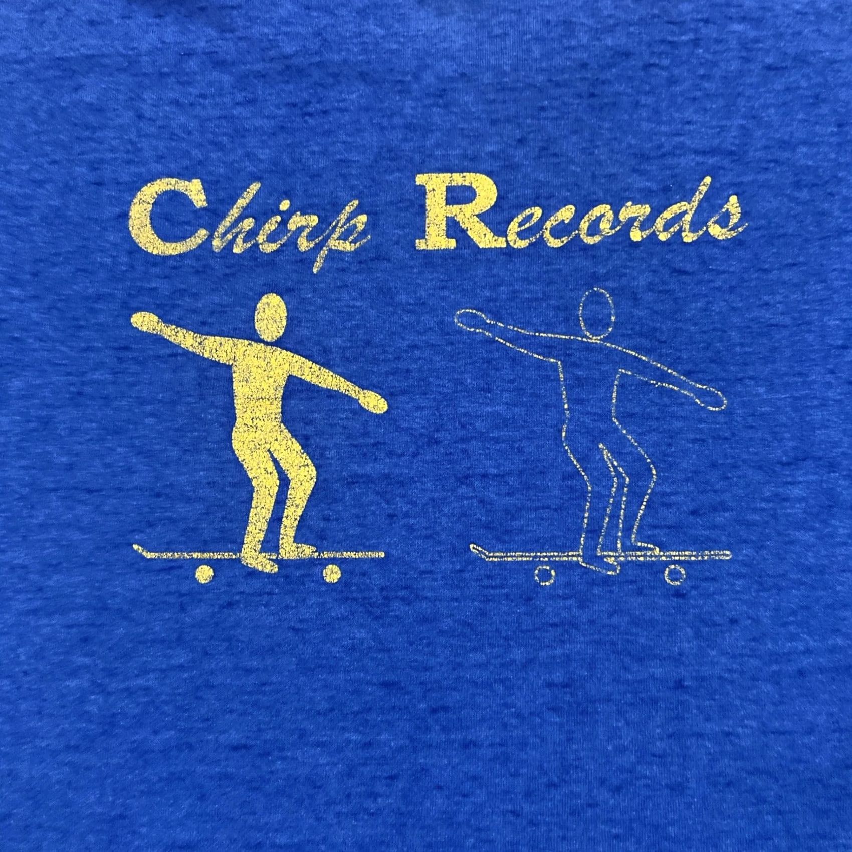 Jerzees VINTAGE Jerzees T-Shirt Blue XL Crew Neck Short Sleeve Men Music Eric Barry 1998 Chirp Records Graphic Print Size US XL / EU 56 / 4 - 6 Thumbnail