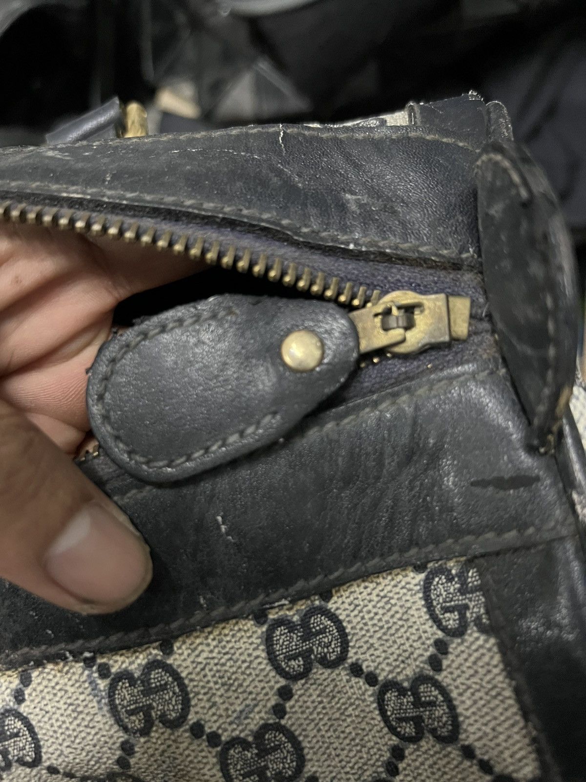 Gucci × Vintage Vintage Gucci Boston Spedy Bag Size ONE SIZE - 13 Thumbnail