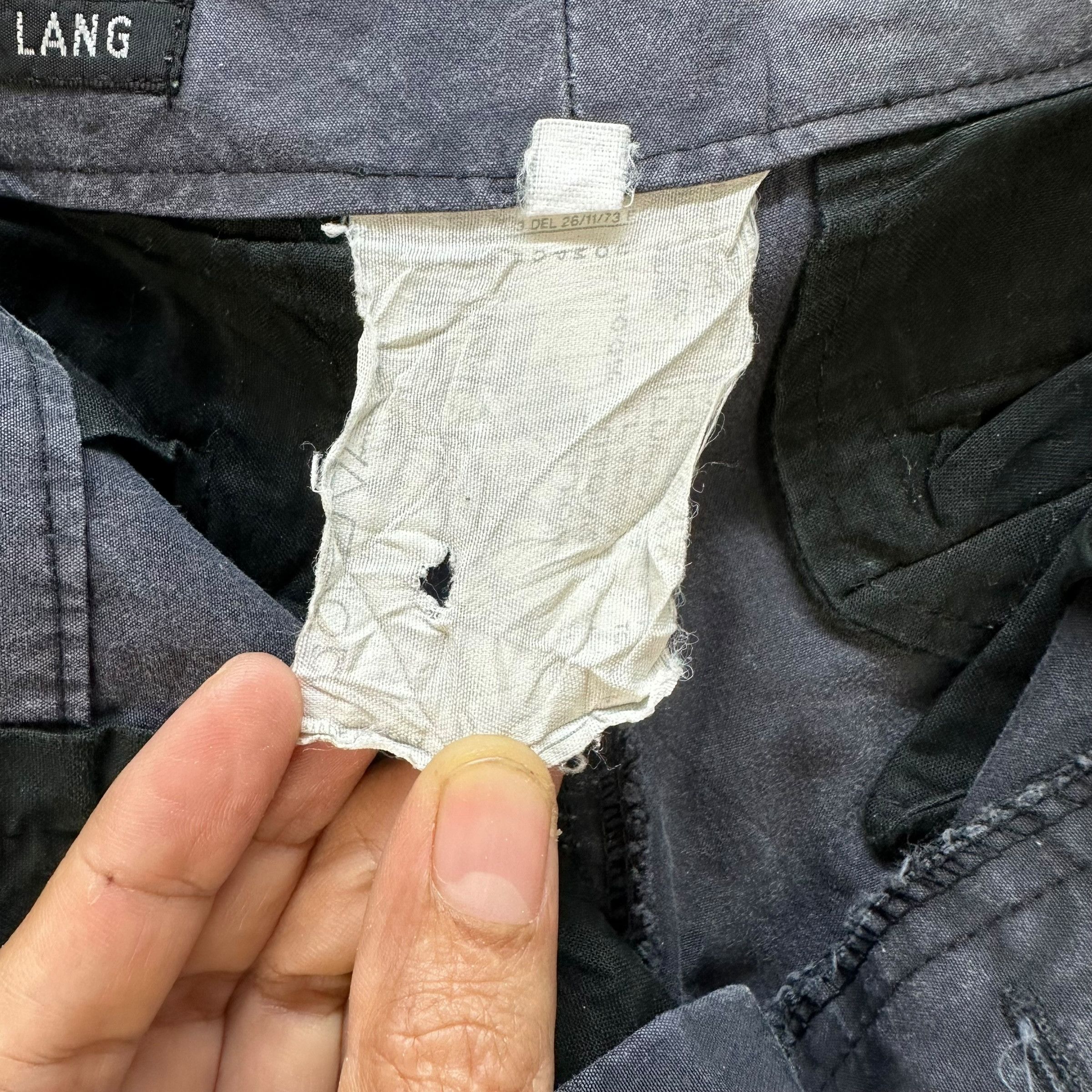 Helmut Lang Vintage Trashed HELMUT LANG Sun Faded Trousers W29 #A76-1819 Size US 29 - 7 Thumbnail