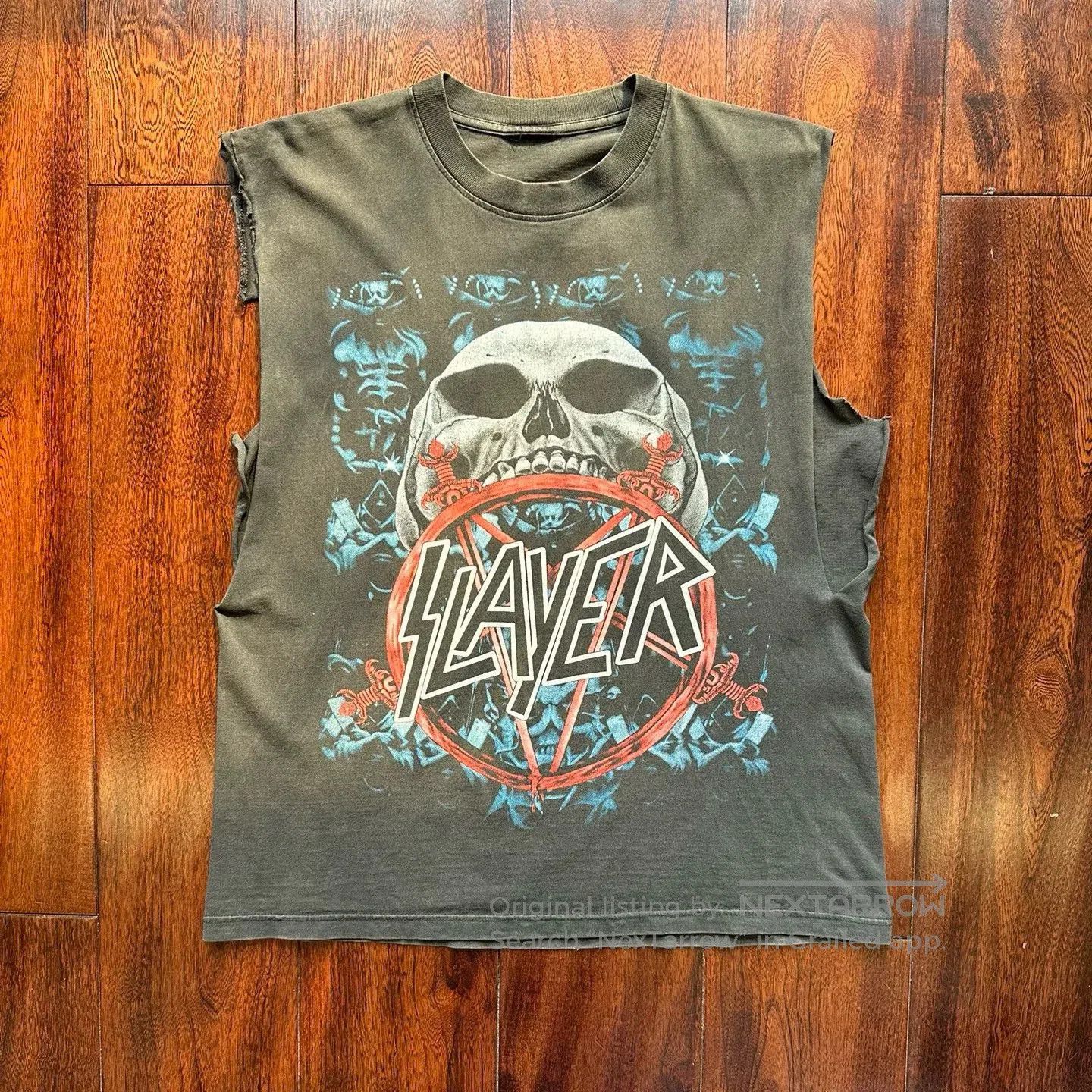 Vintage Slayer 90s Vintage Tank Top. Size US M / EU 48-50 / 2 - 1 Thumbnail