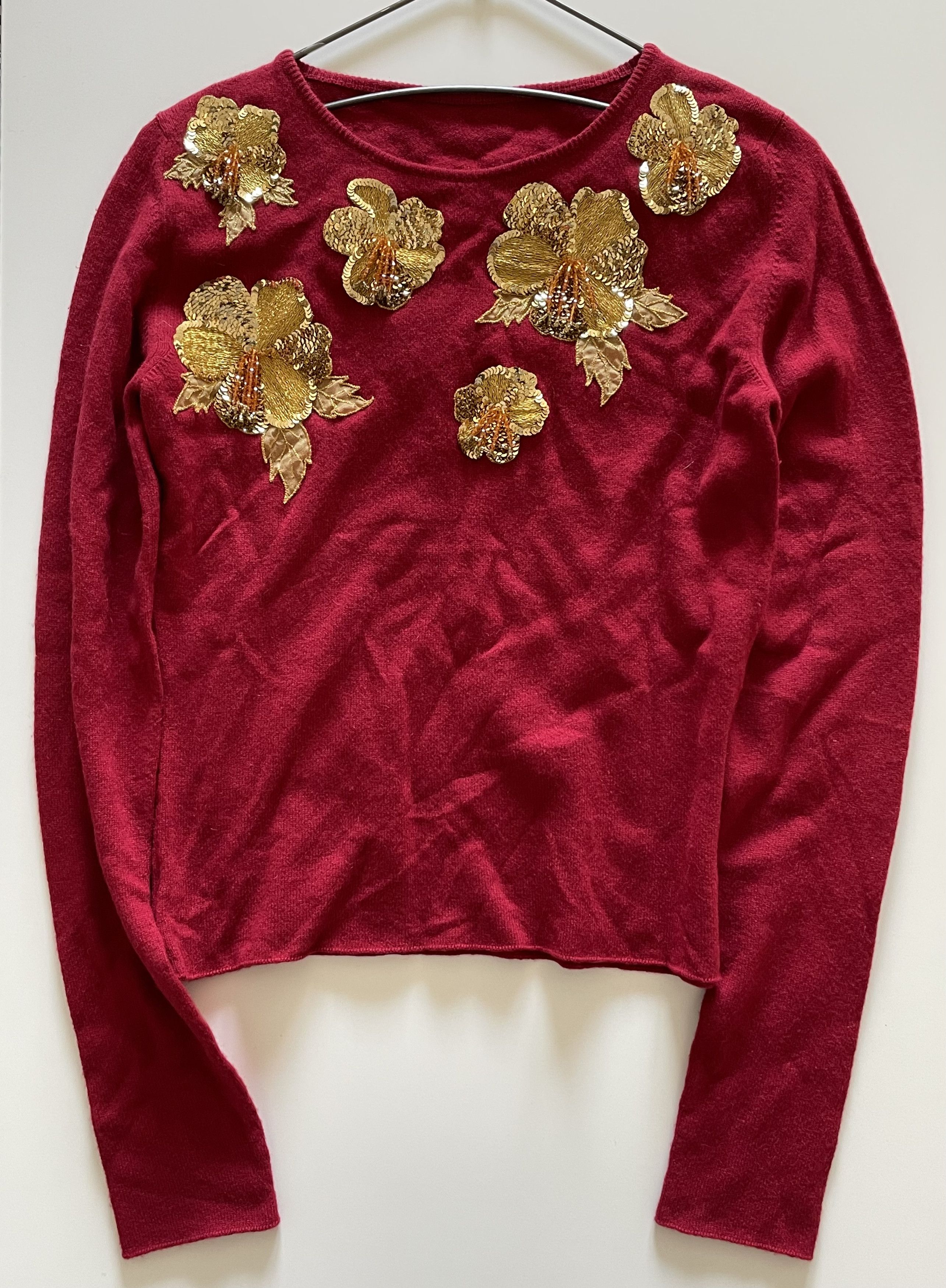 Lucien Pellat-Finet Lucien Pellat-Finet cashmere embroidered sweater Size XS / US 0-2 / IT 36-38 - 1 Thumbnail