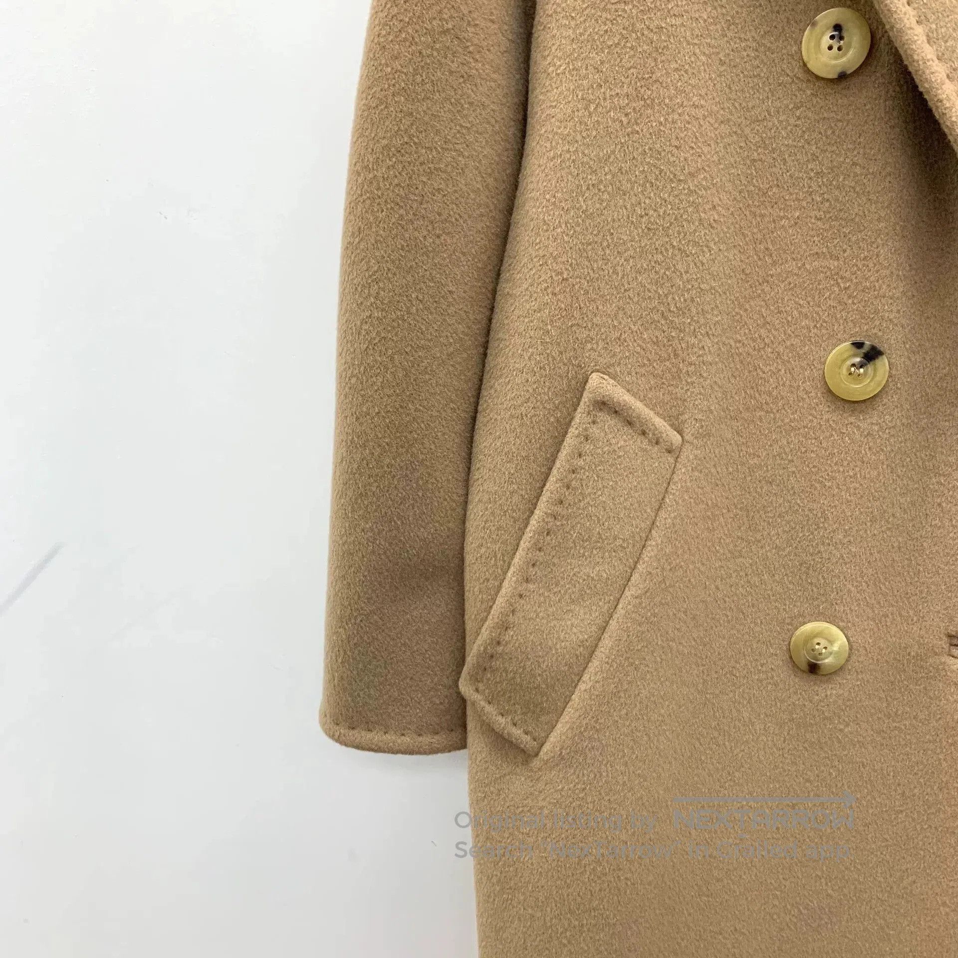 Other brown wool double-breasted coat with belt. Size US XXS / EU 40 - 4 Thumbnail