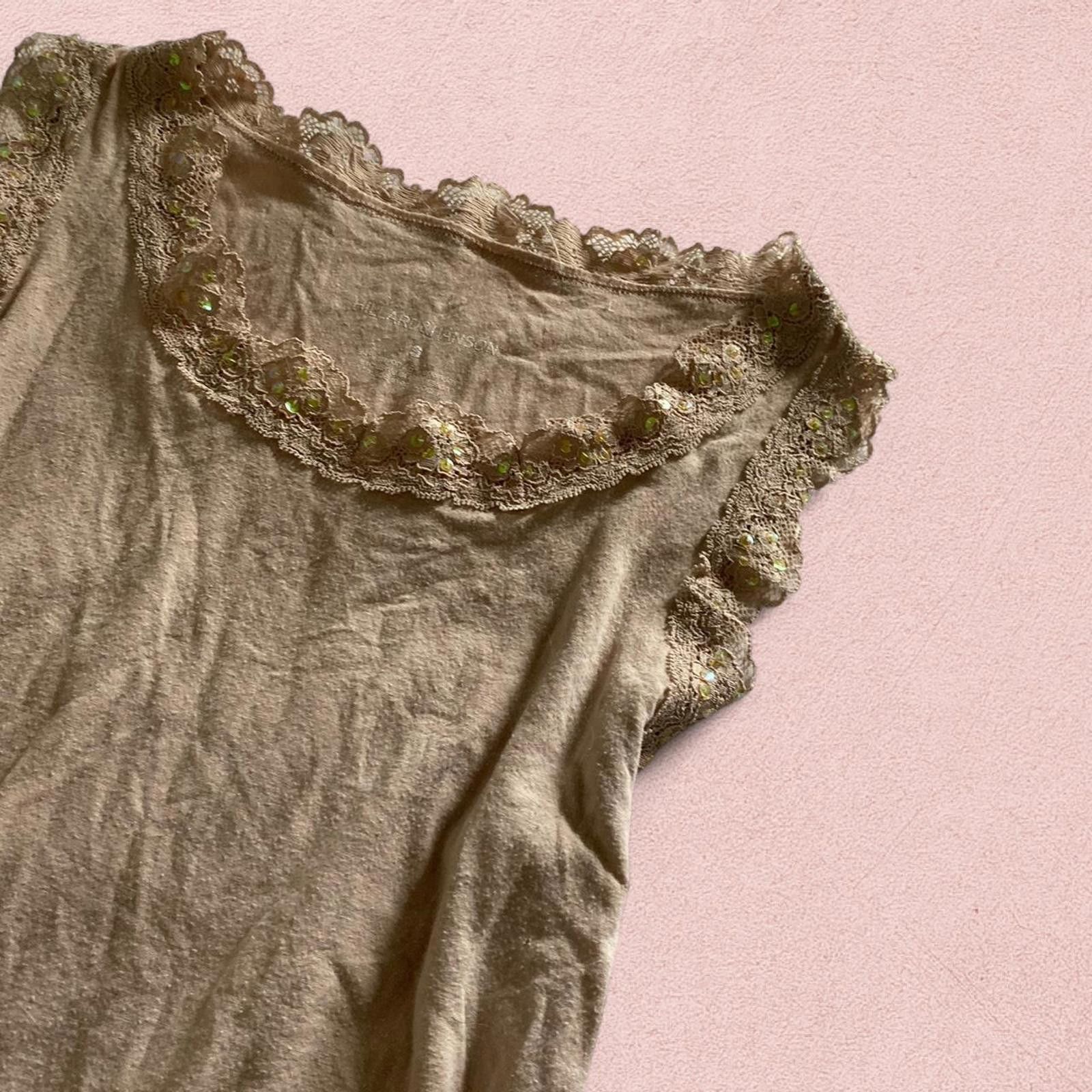 Other Beige lace tank with sequence details Size M / US 6-8 / IT 42-44 - 4 Thumbnail