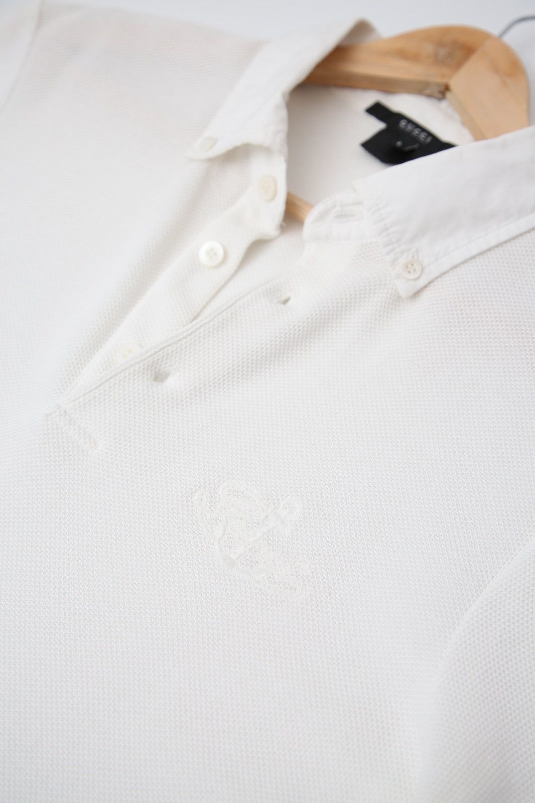 Gucci Gucci Anchor-embroidery Chest Logo Polo T-Shirt Size US L / EU 52-54 / 3 - 3 Thumbnail