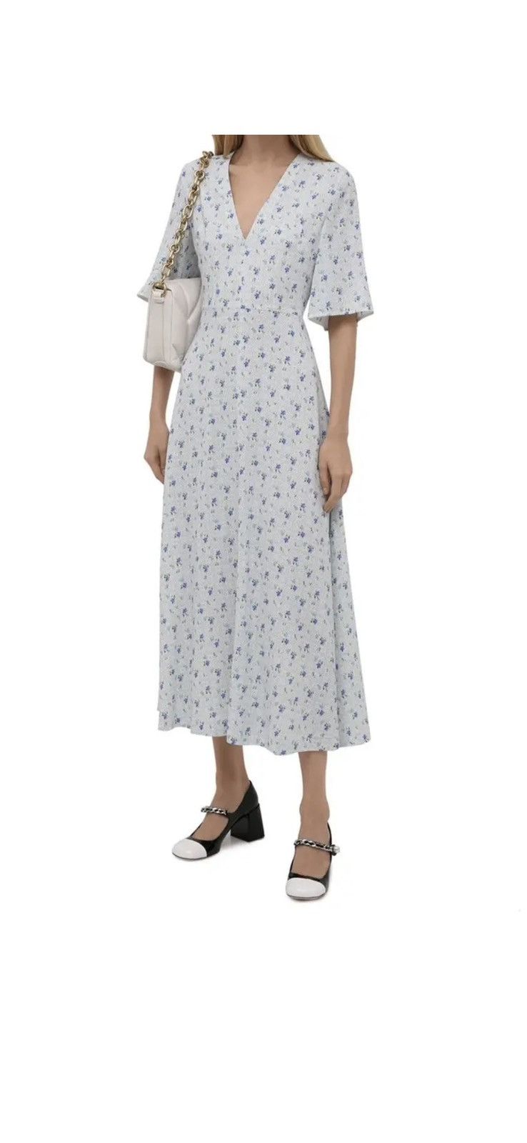 Miu Miu Miu Miu Floral Print Dress Size M / US 6-8 / IT 42-44 - 8 Thumbnail