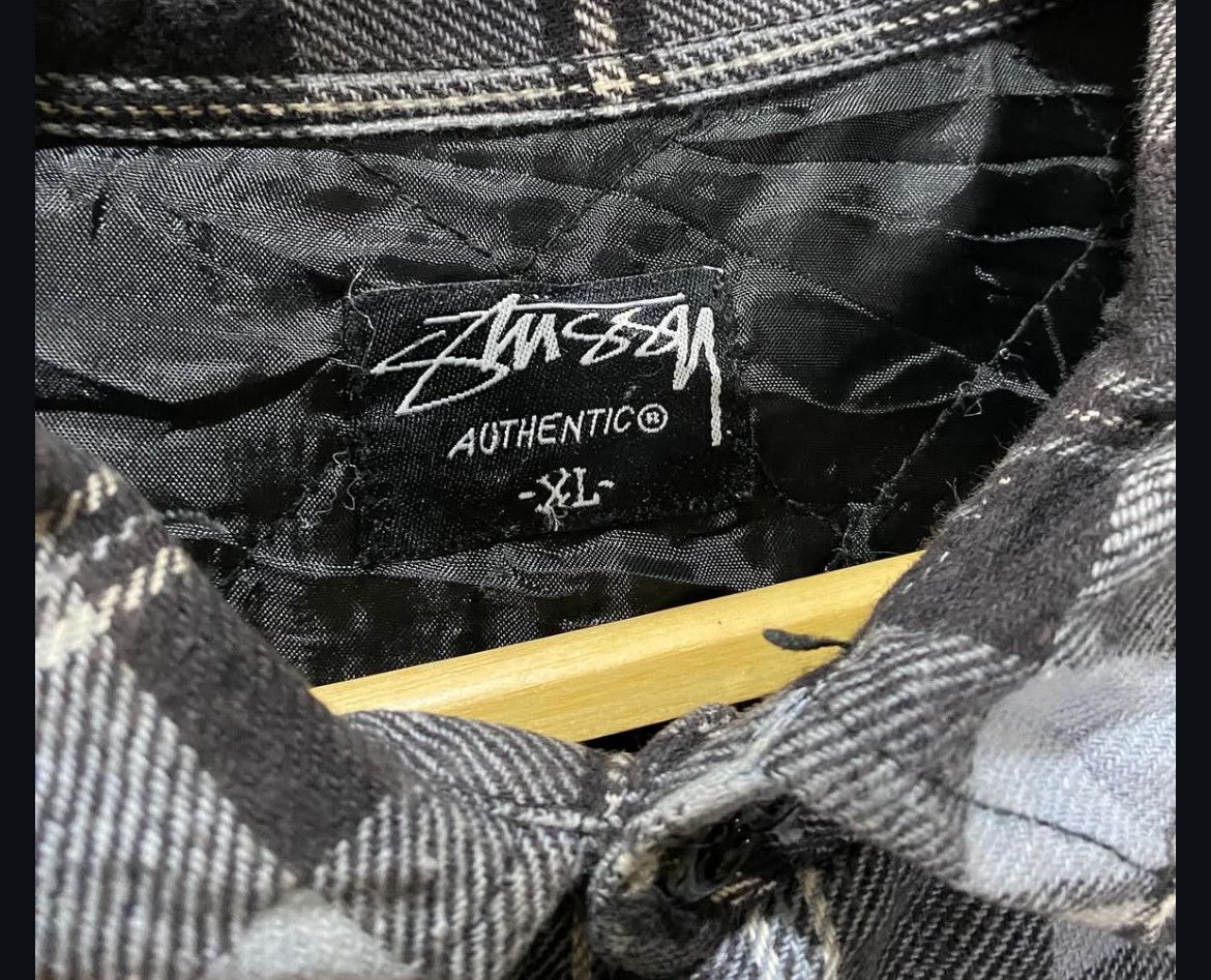 Stussy 2000s Stussy Flannel Outter Jacket y2k Size US XL / EU 56 / 4 - 4 Thumbnail