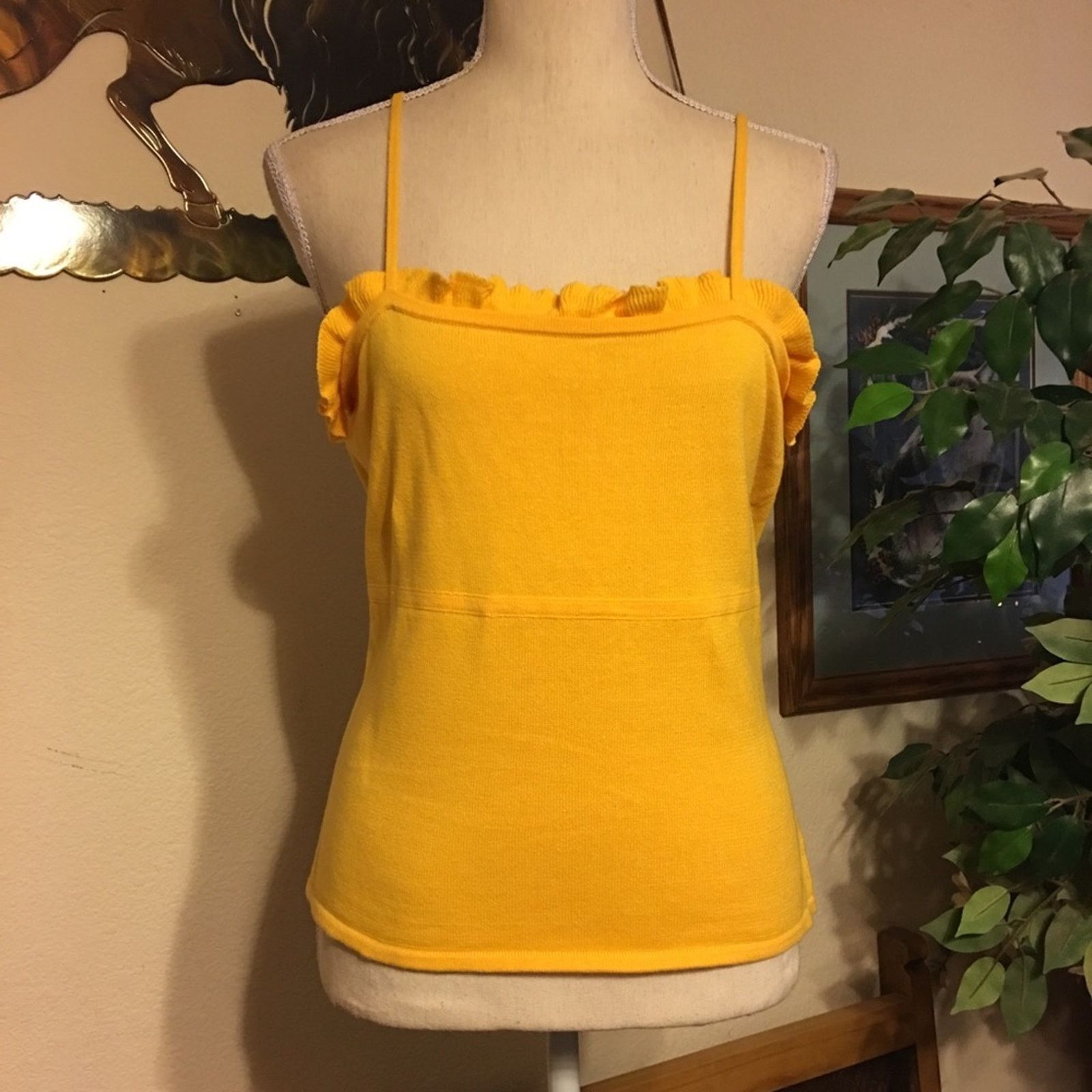 Other Forenza mustard 2-piece tank and shrug set NWT S Size S / US 4 / IT 40 - 1 Thumbnail