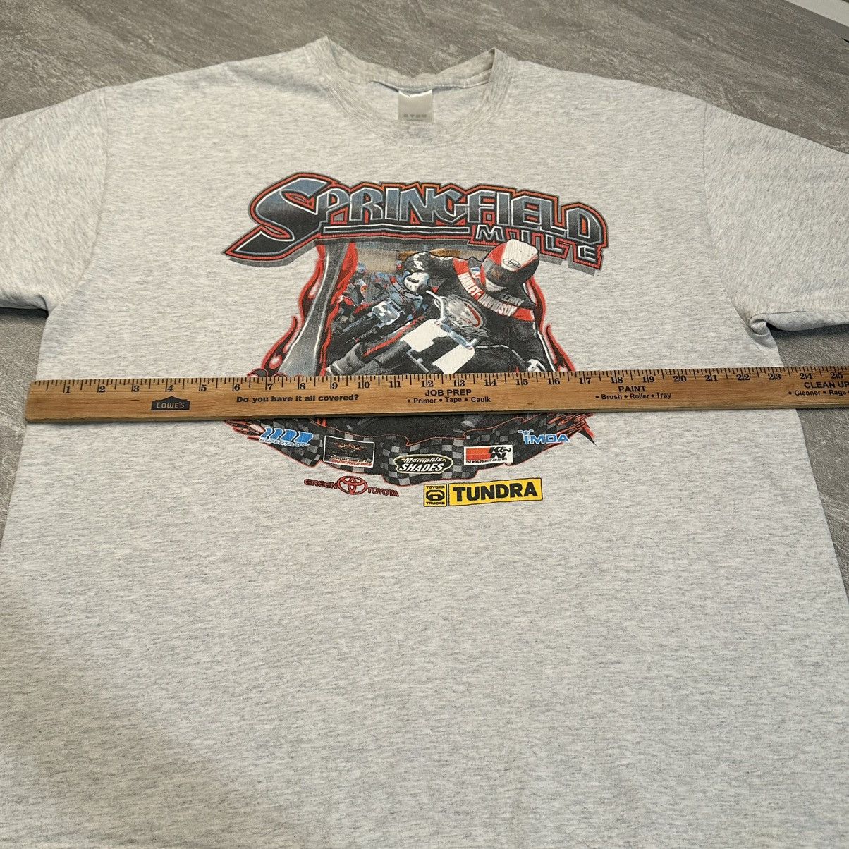 Vintage Vintage Y2K Springfield Ohio Mile Motorcycle Harley Shirt Size US XL / EU 56 / 4 - 4 Thumbnail
