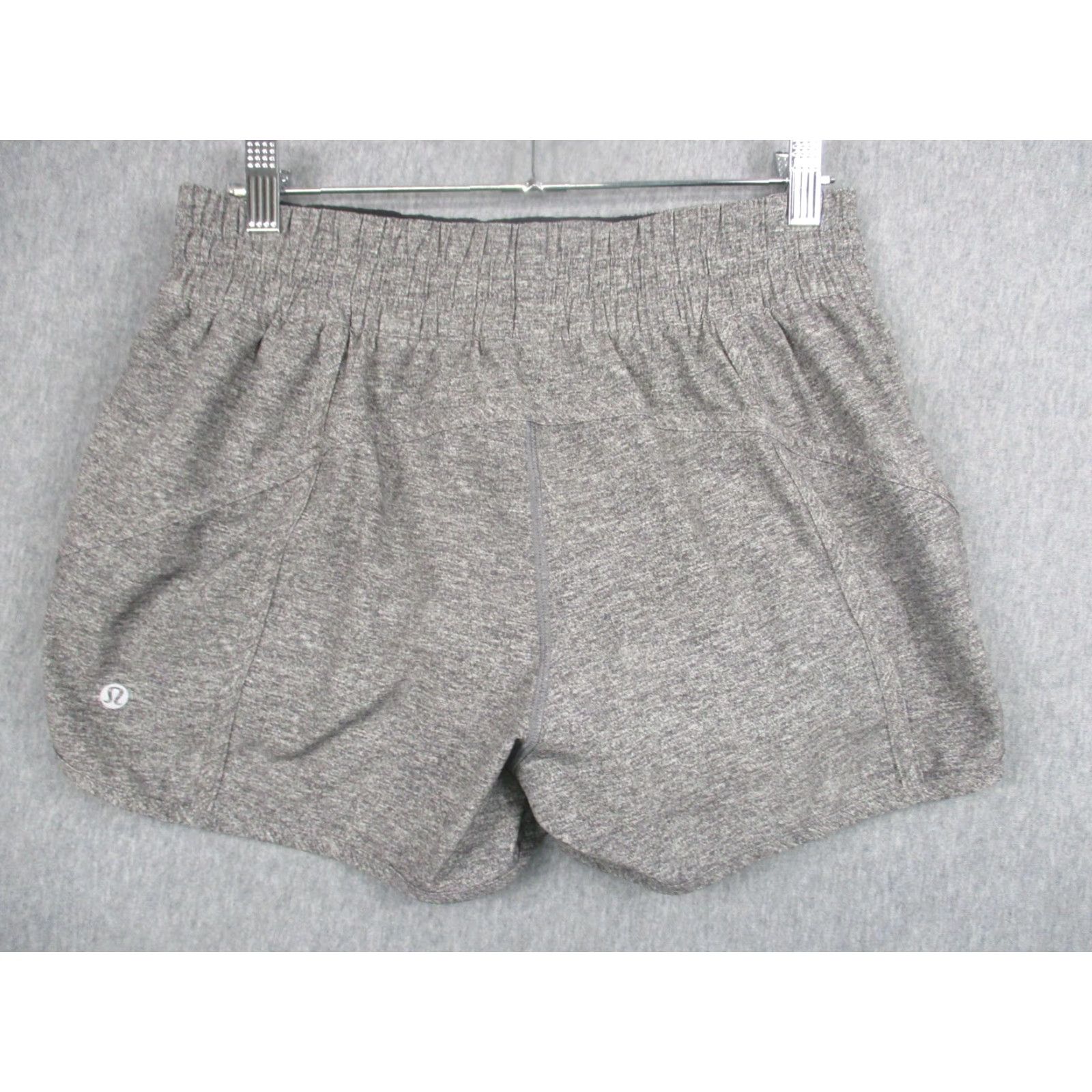 Lululemon Lululemon Shorts Womens 8 Gray Heather Running Lined Zip Pocket Athletic Gym Size 30" / US 8 / IT 44 - 7 Thumbnail