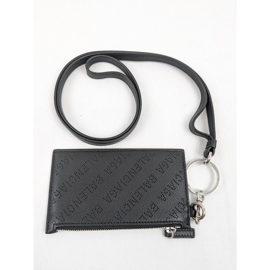 Balenciaga o1rshd1 Size: OS / Logo Perforated Cash Card Case on KE Size ONE SIZE - 3 Thumbnail